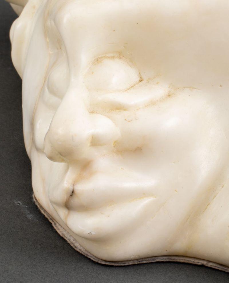 Norman Carton 'Grotesque Faces' Marble Sculpture For Sale 4
