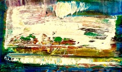 Pintura al óleo de arte expresionista abstracto americano Norman Carton, artista de la WPA