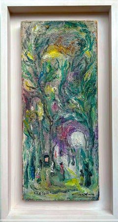 Autumn in Pechera (painting hand signed twice on the front and once on the back)