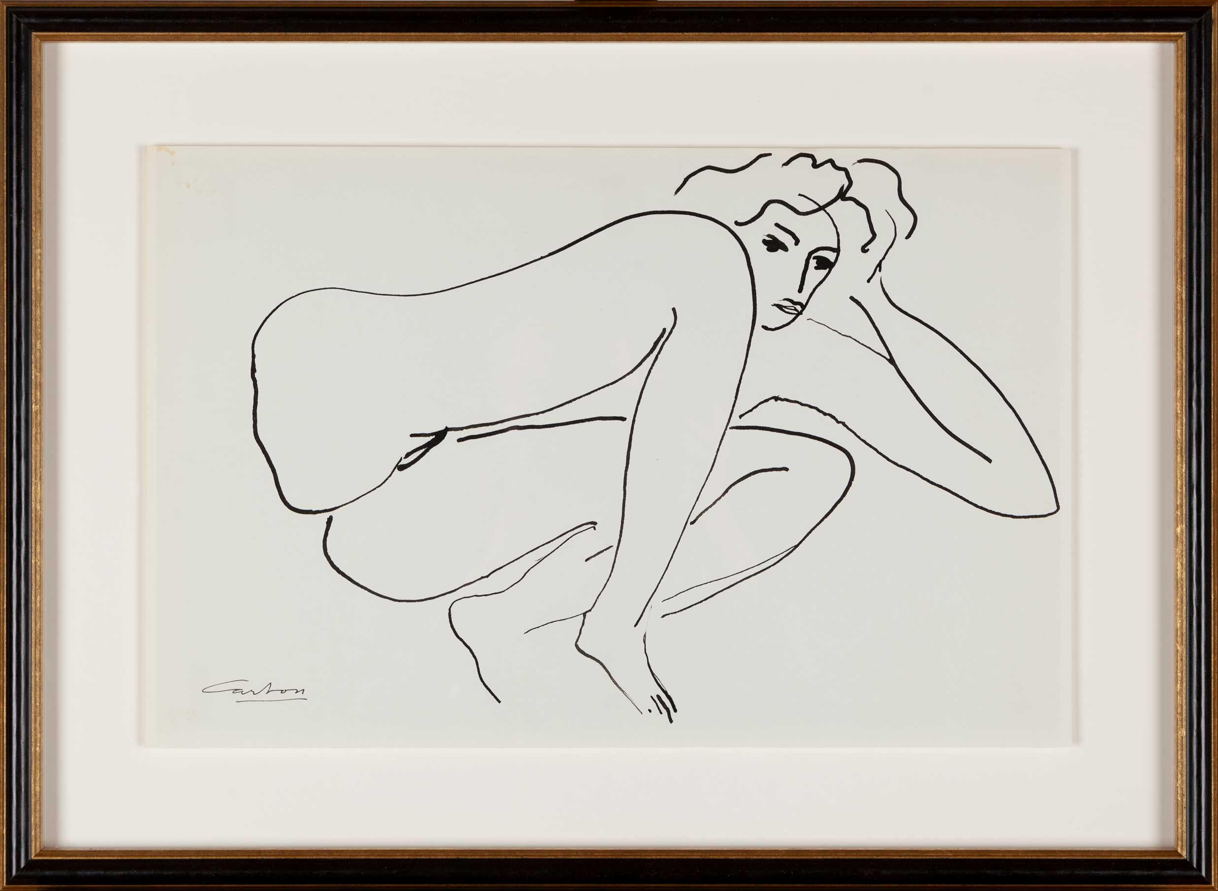 Abstract Painting di Norman Carton - Studio di nudo (1)