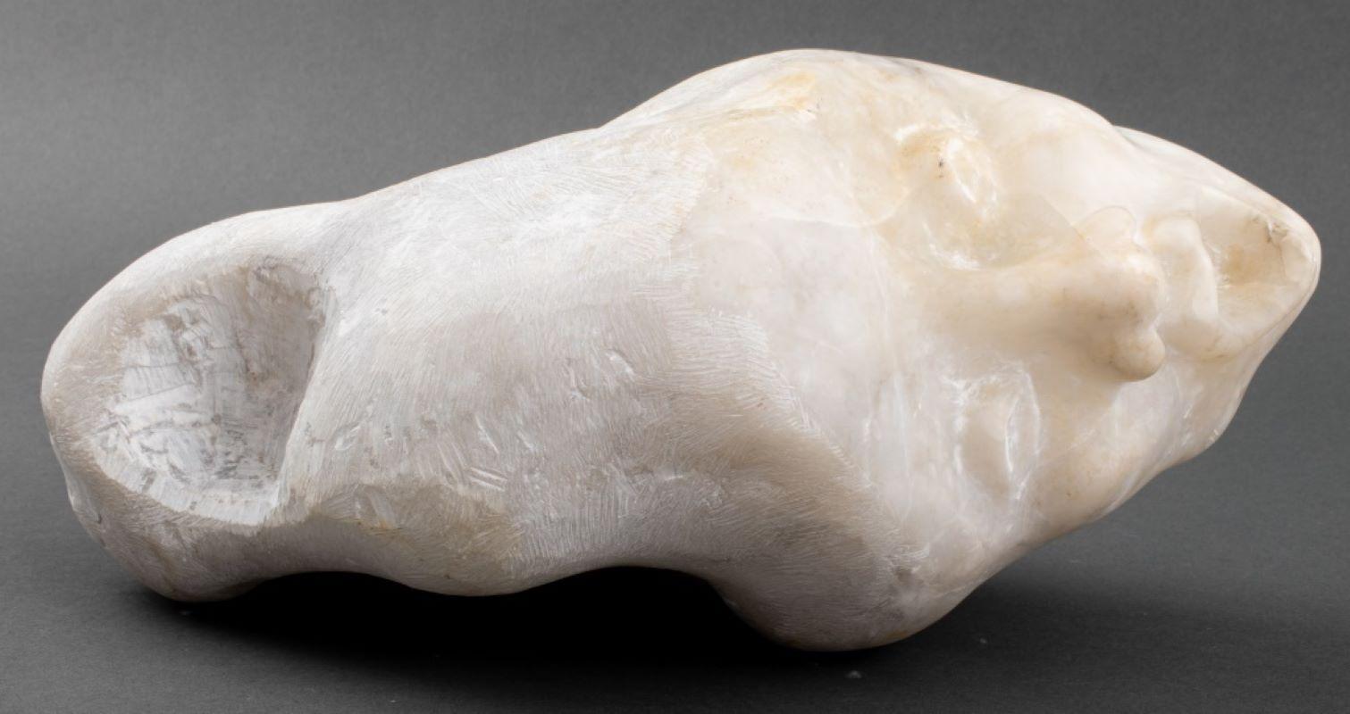 Norman Carton 'Screaming Face' Marble Sculpture For Sale 1