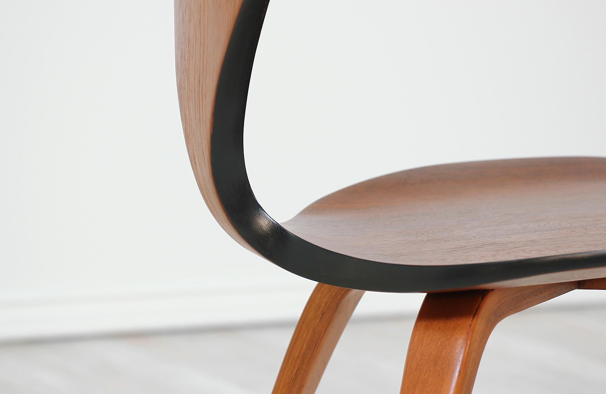 Norman Cherner Bentwood Dining Chairs for Plycraft 4