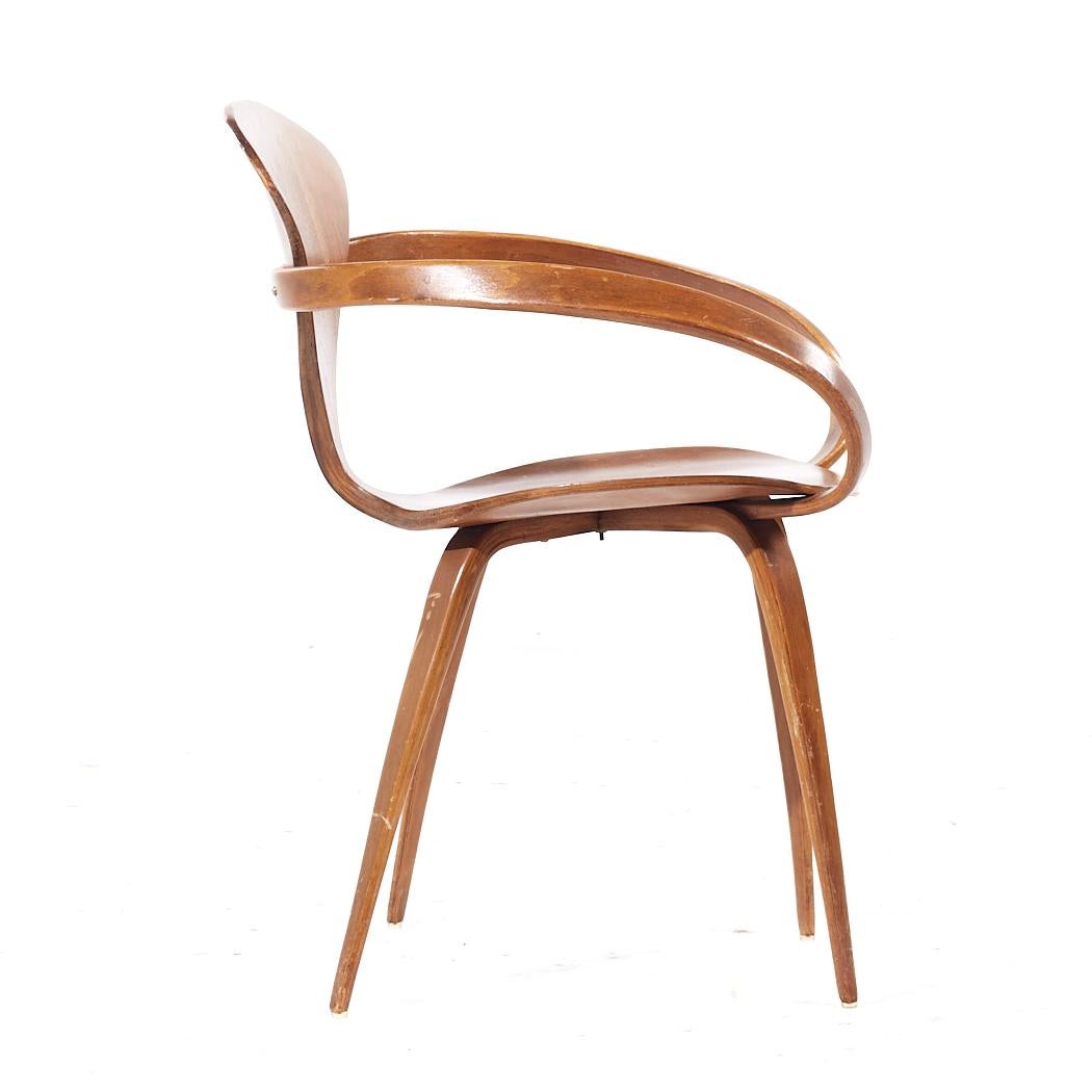 Norman Cherner for Plycraft Mid Century Arm Chairs - Pair For Sale 3