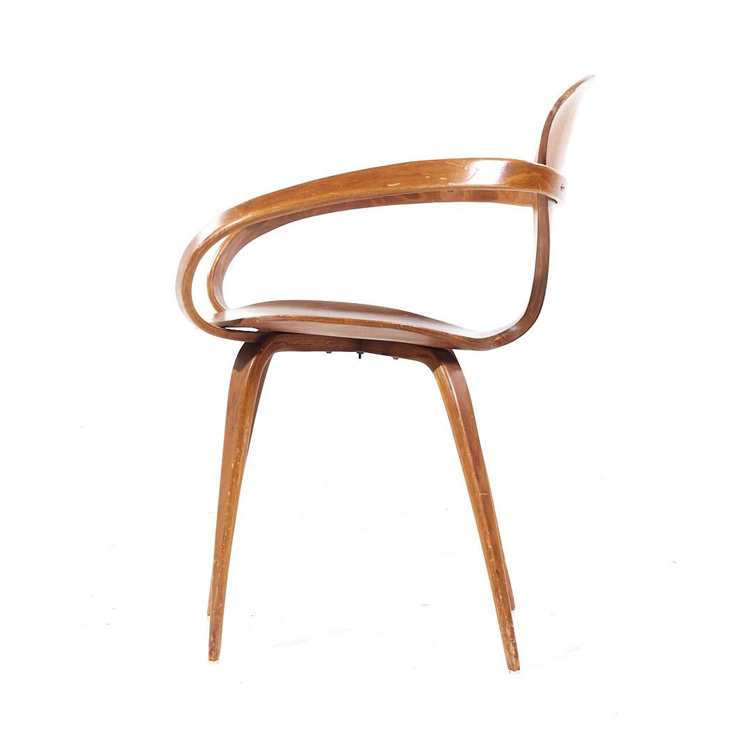 Norman Cherner for Plycraft Mid Century Arm Chairs - Pair For Sale 4