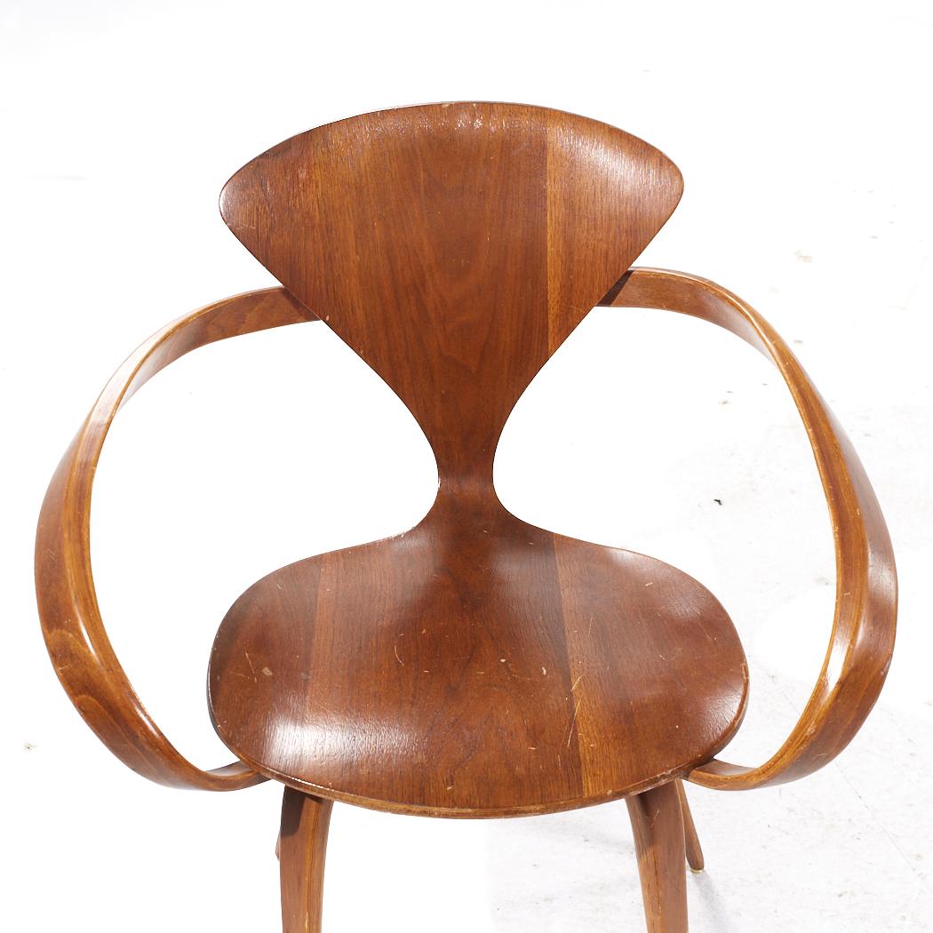 Norman Cherner for Plycraft Mid Century Arm Chairs - Pair For Sale 5