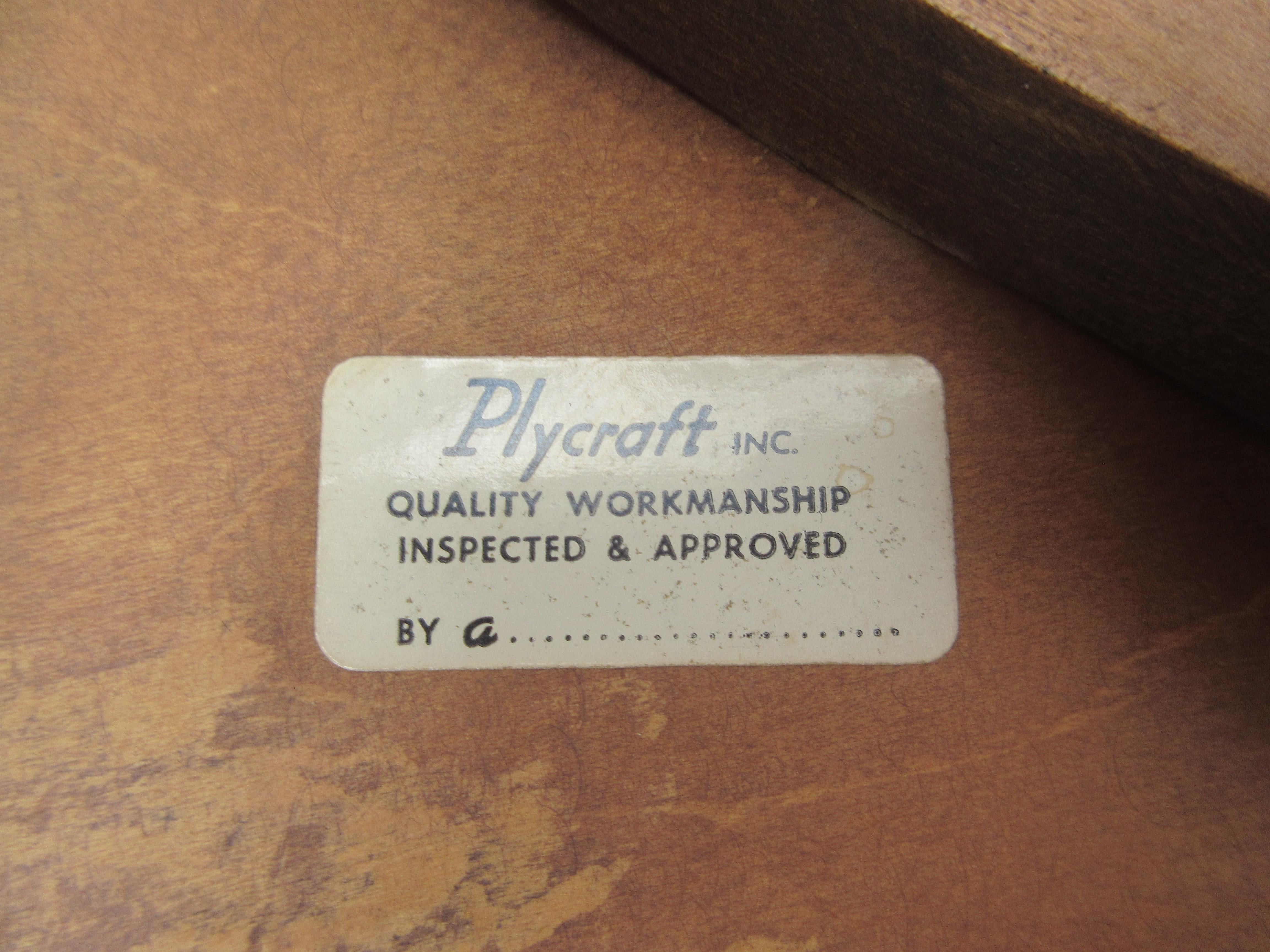 Norman Cherner for Plycraft Walnut Armchair In Excellent Condition In Philadelphia, PA