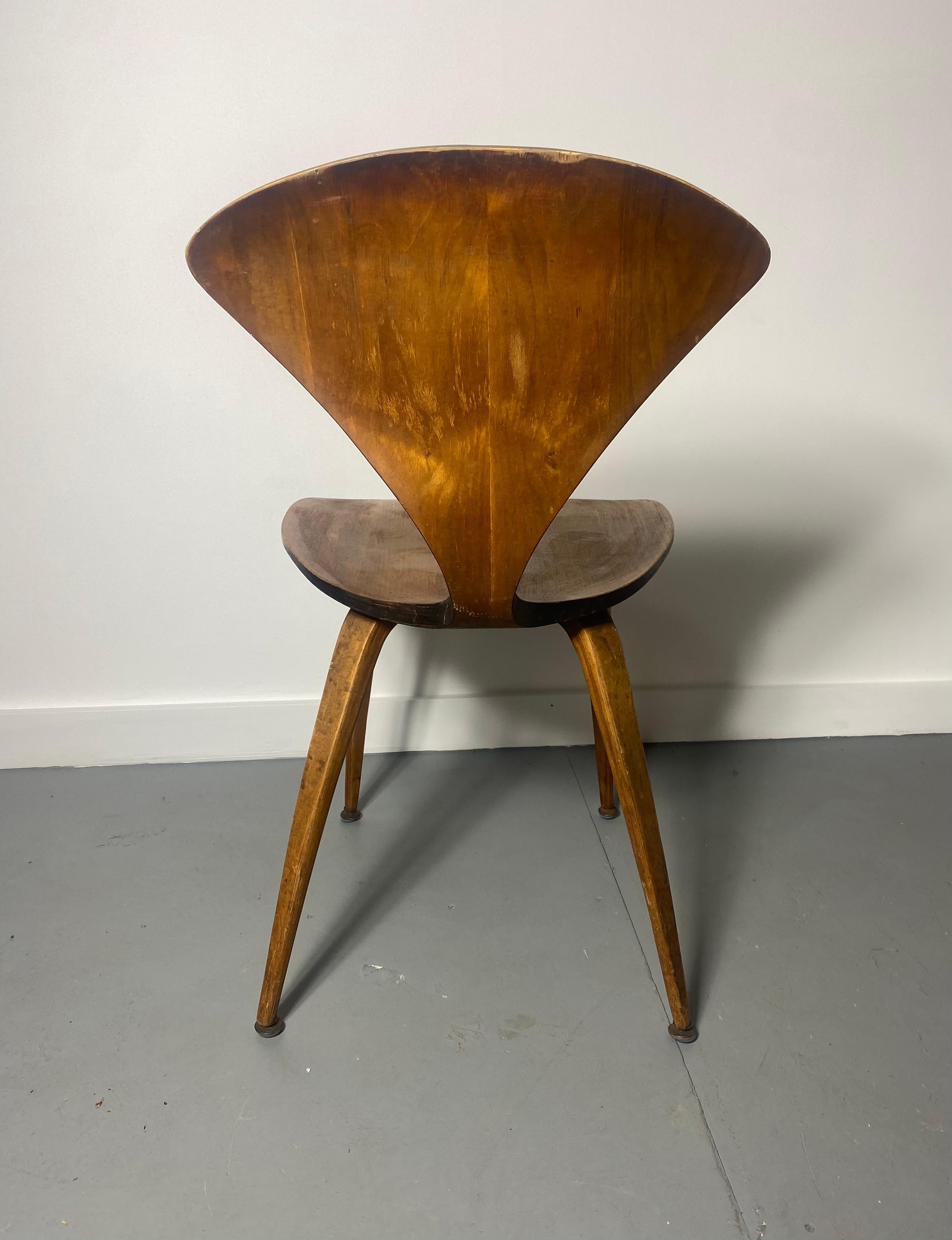 Norman Cherner Mid-Century Modern Matching Side Chairs 1