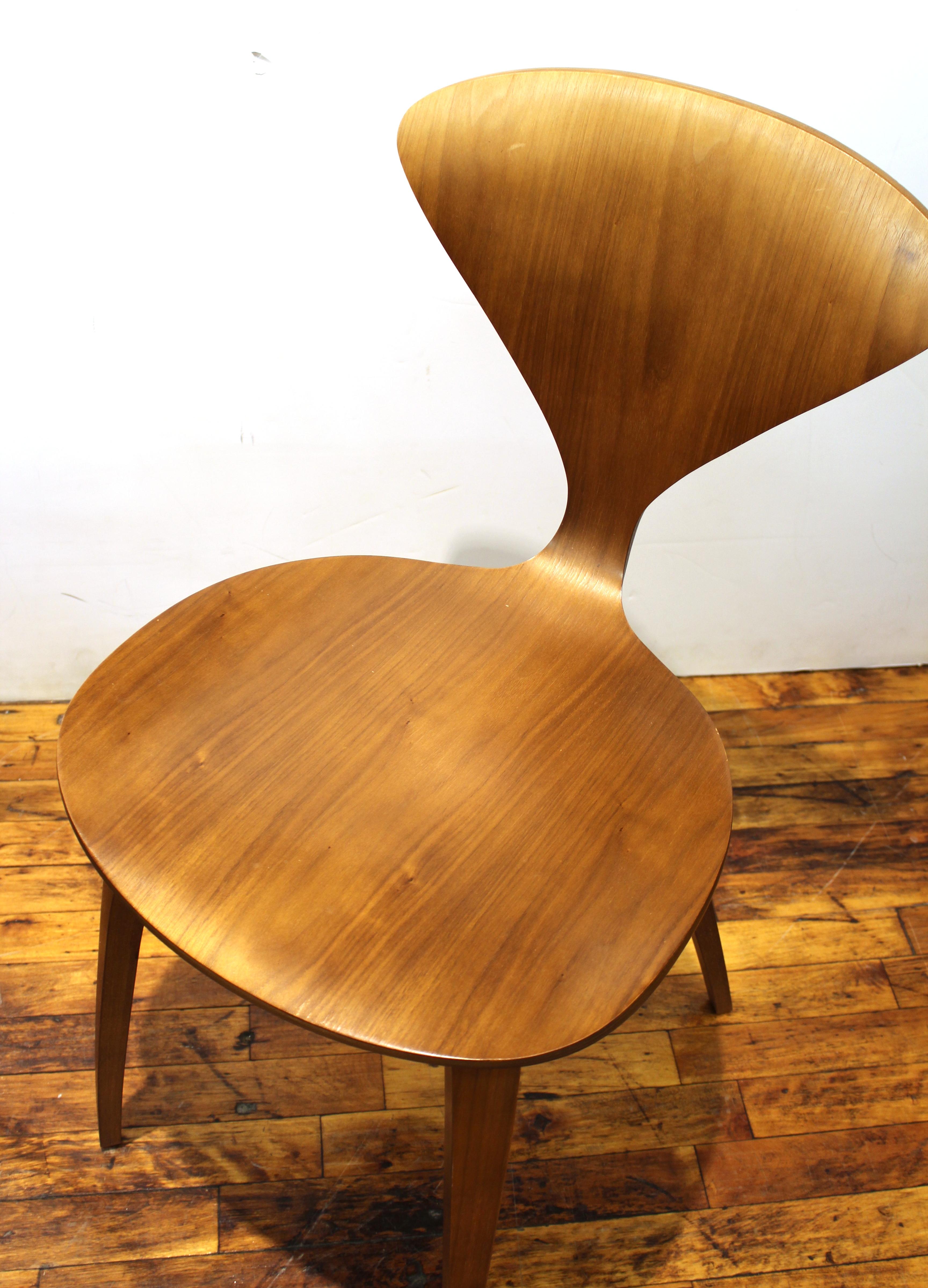 20th Century Norman Cherner Midcentury Plycraft Side Chair