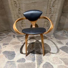 Norman Cherner Molded Plywood Armchair Pretzel for Plycraft Mid-Century