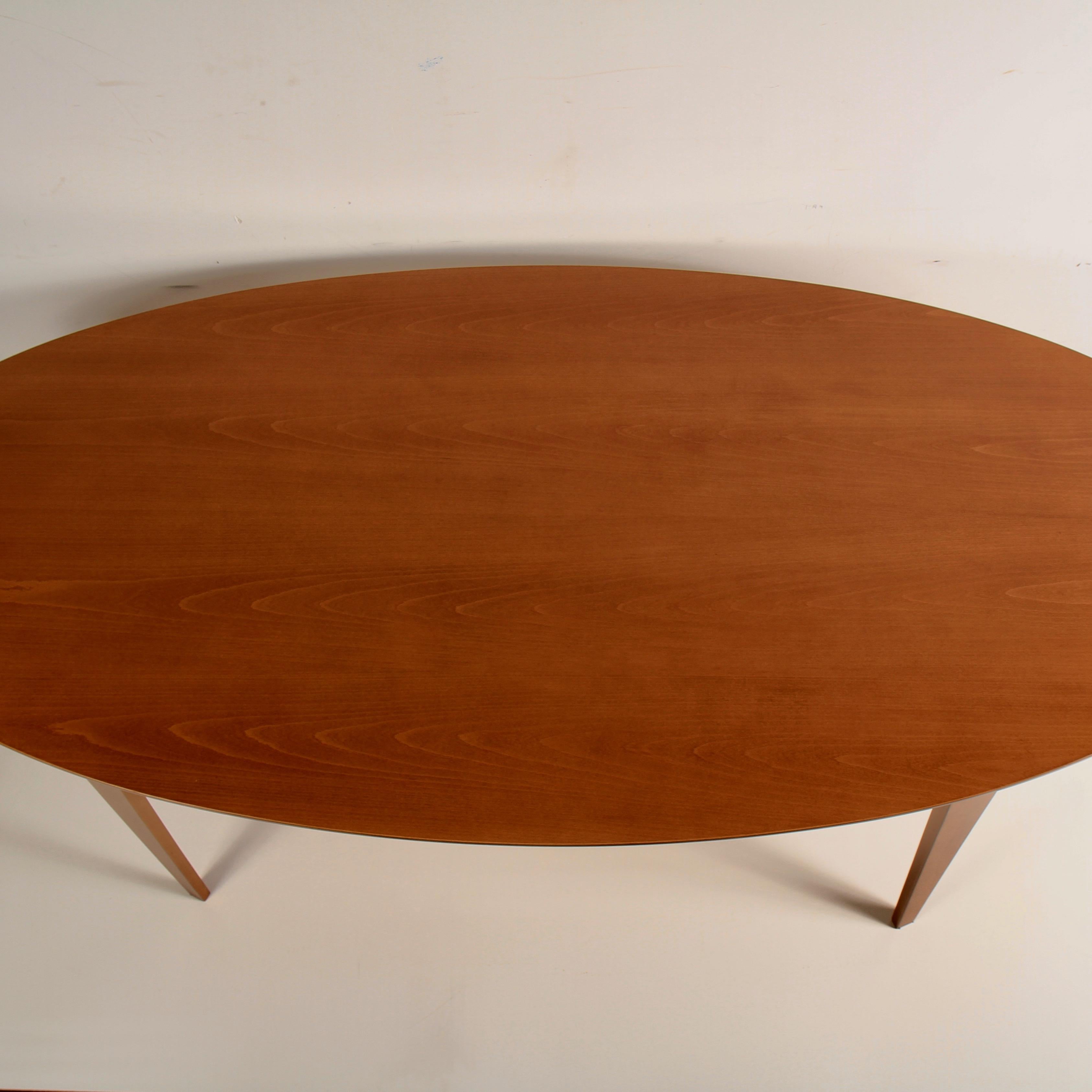 Mid-Century Modern Norman Cherner Oval Dining Table