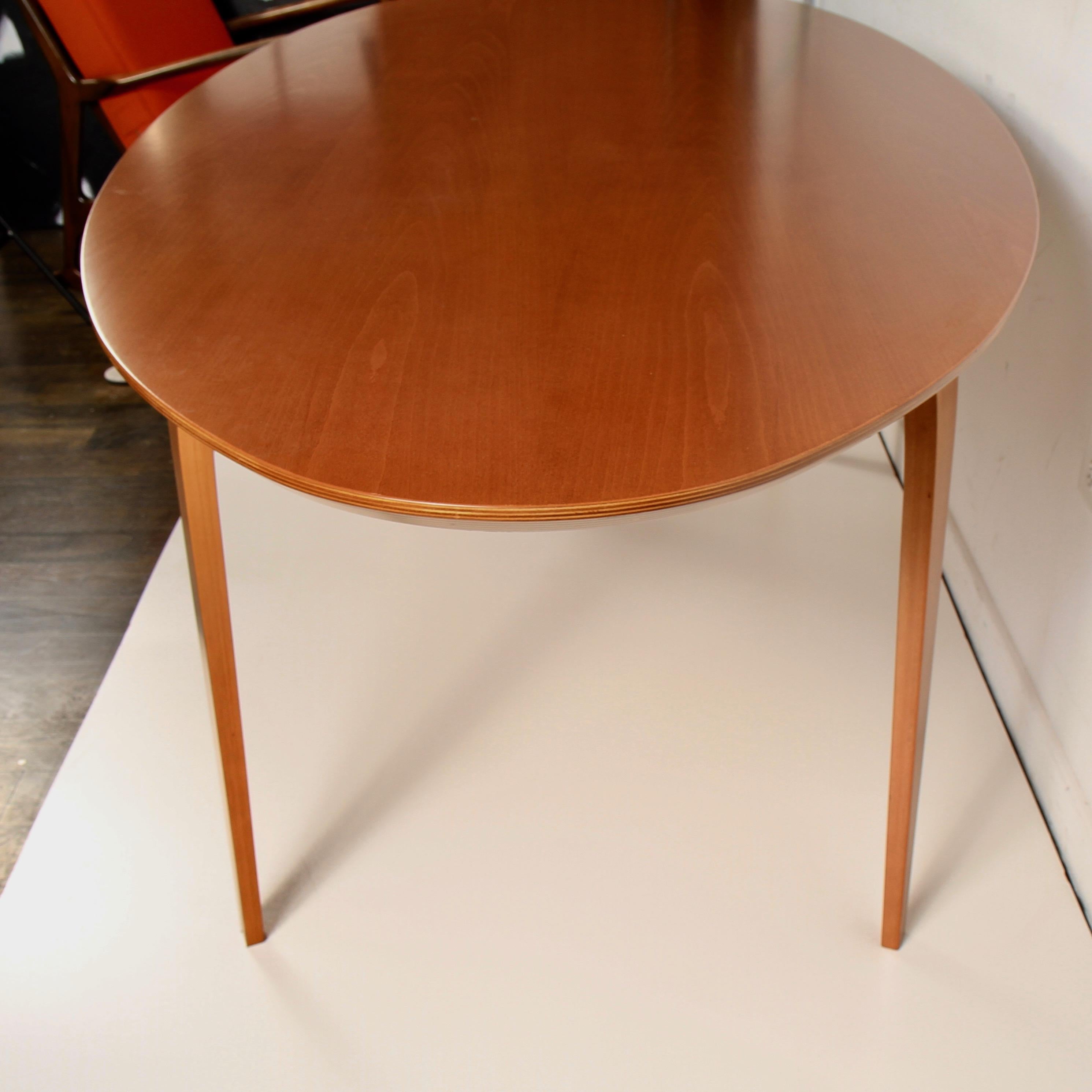 Norman Cherner Oval Dining Table In Good Condition In New London, CT