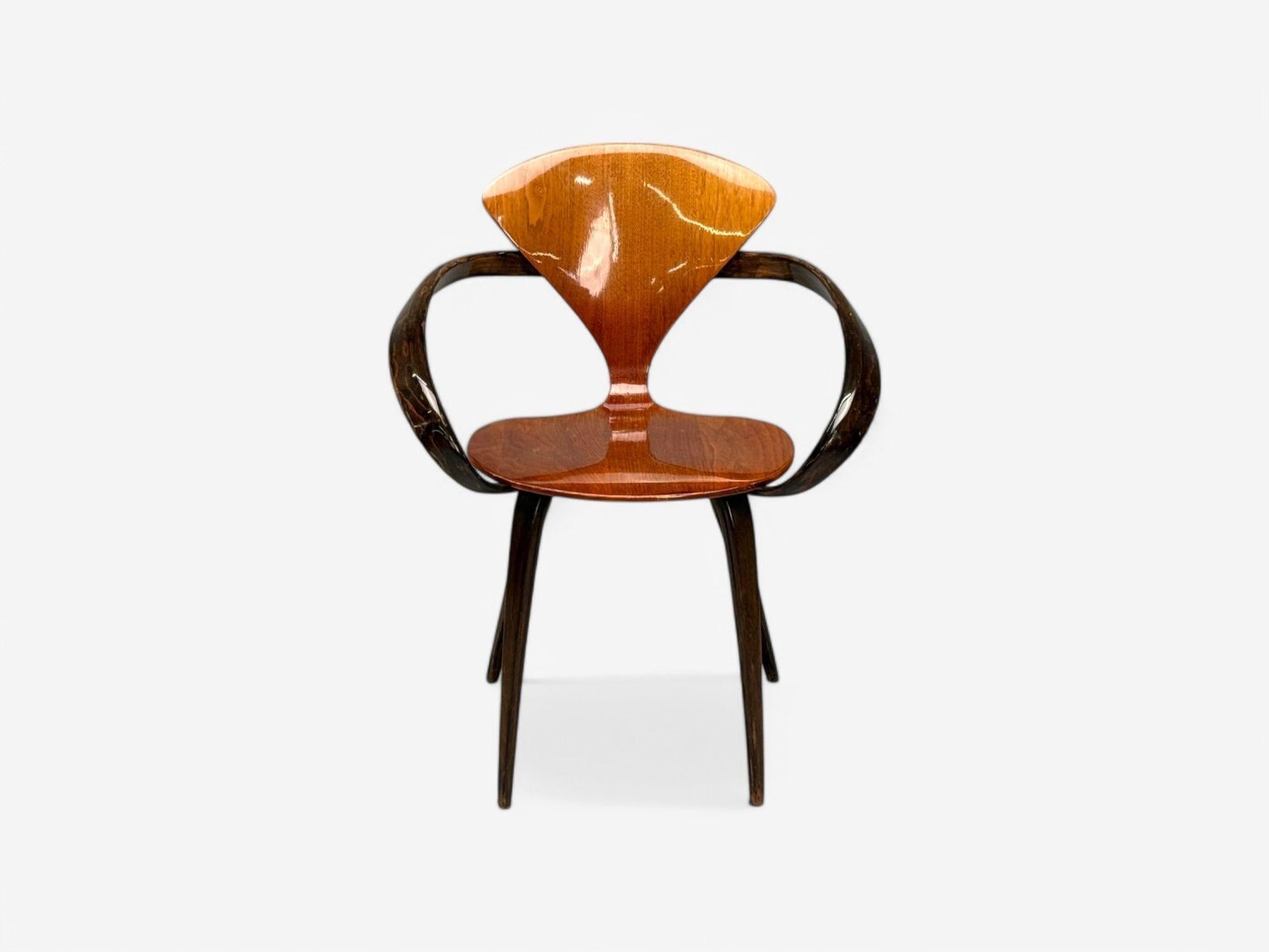 Norman Cherner, Plycraft, Mid-Century Modern, Pretzel Dining Chairs, USA, 1960s For Sale 2