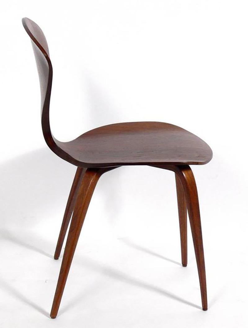 Mid-Century moderno Set di 6 sedie da pranzo scultoree di Norman Cherner Mid Century Modern in vendita