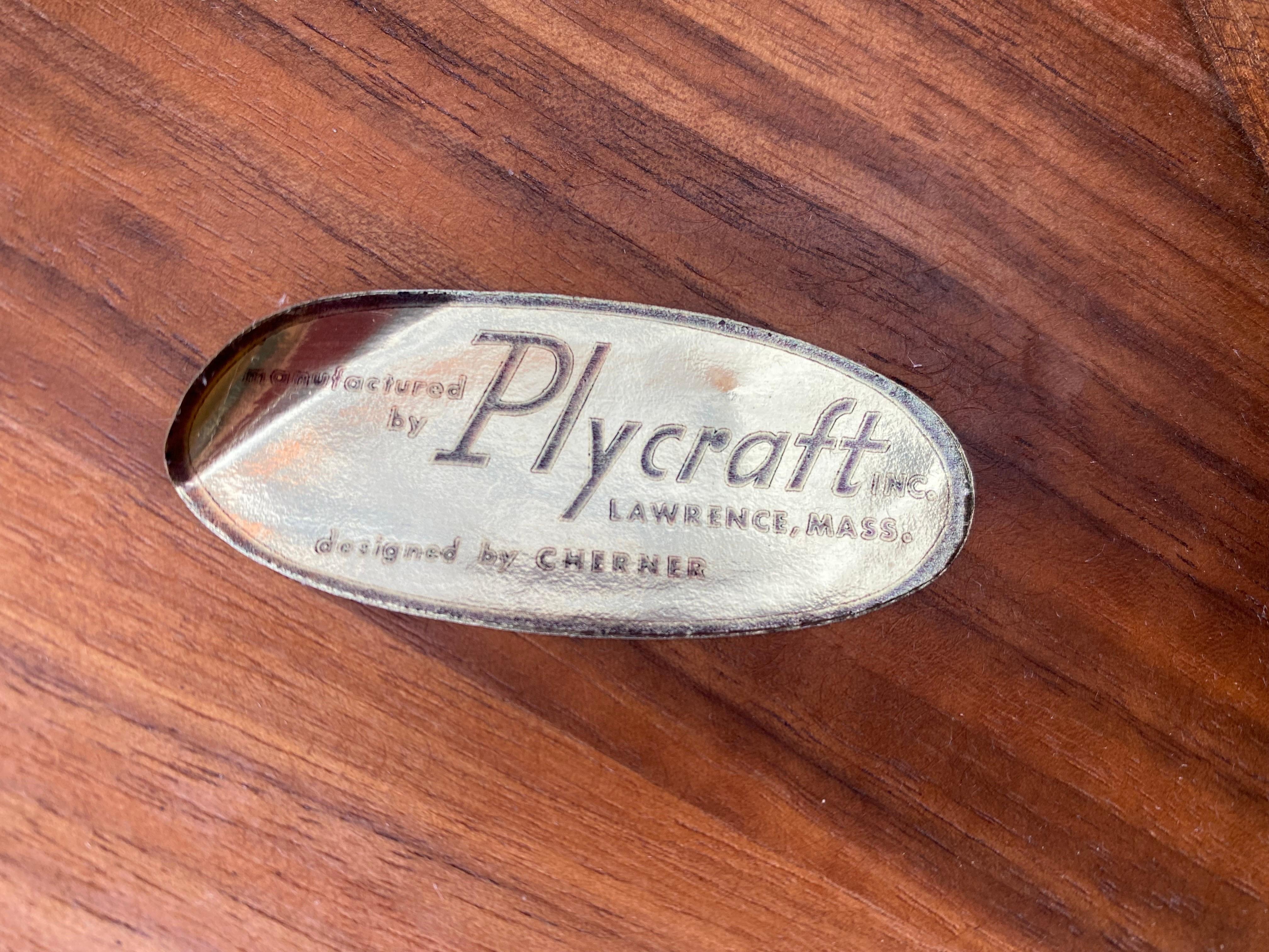 Norman Cherner Pretzel Armchairs for Plycraft, Pair 3