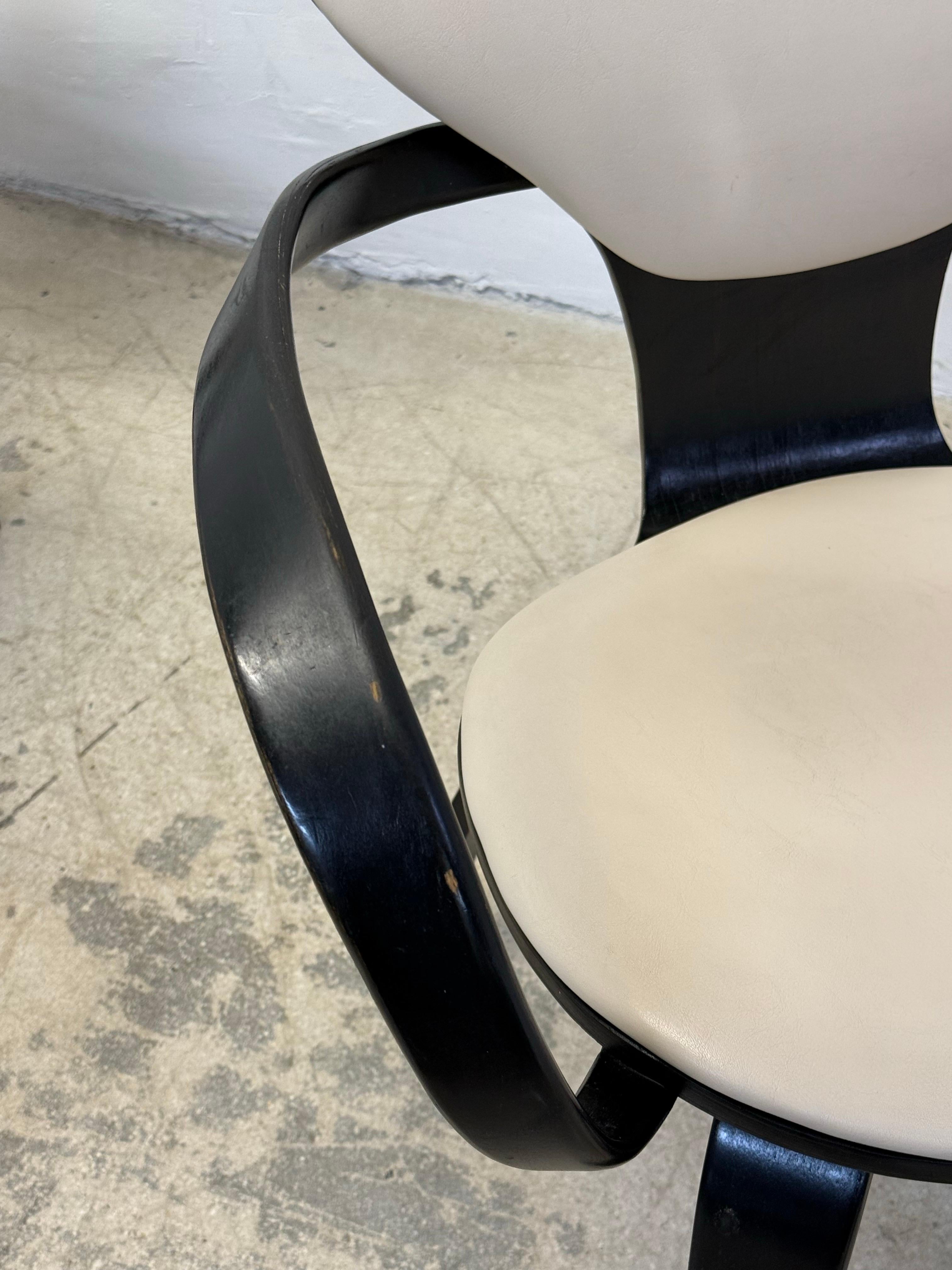 Norman Cherner Pretzel Chairs for Plycraft - Set of Four For Sale 9