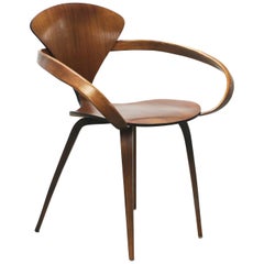 Norman Cherner Pretzel Dining Chair:: hergestellt von Plycraft:: USA:: 1960er Jahre