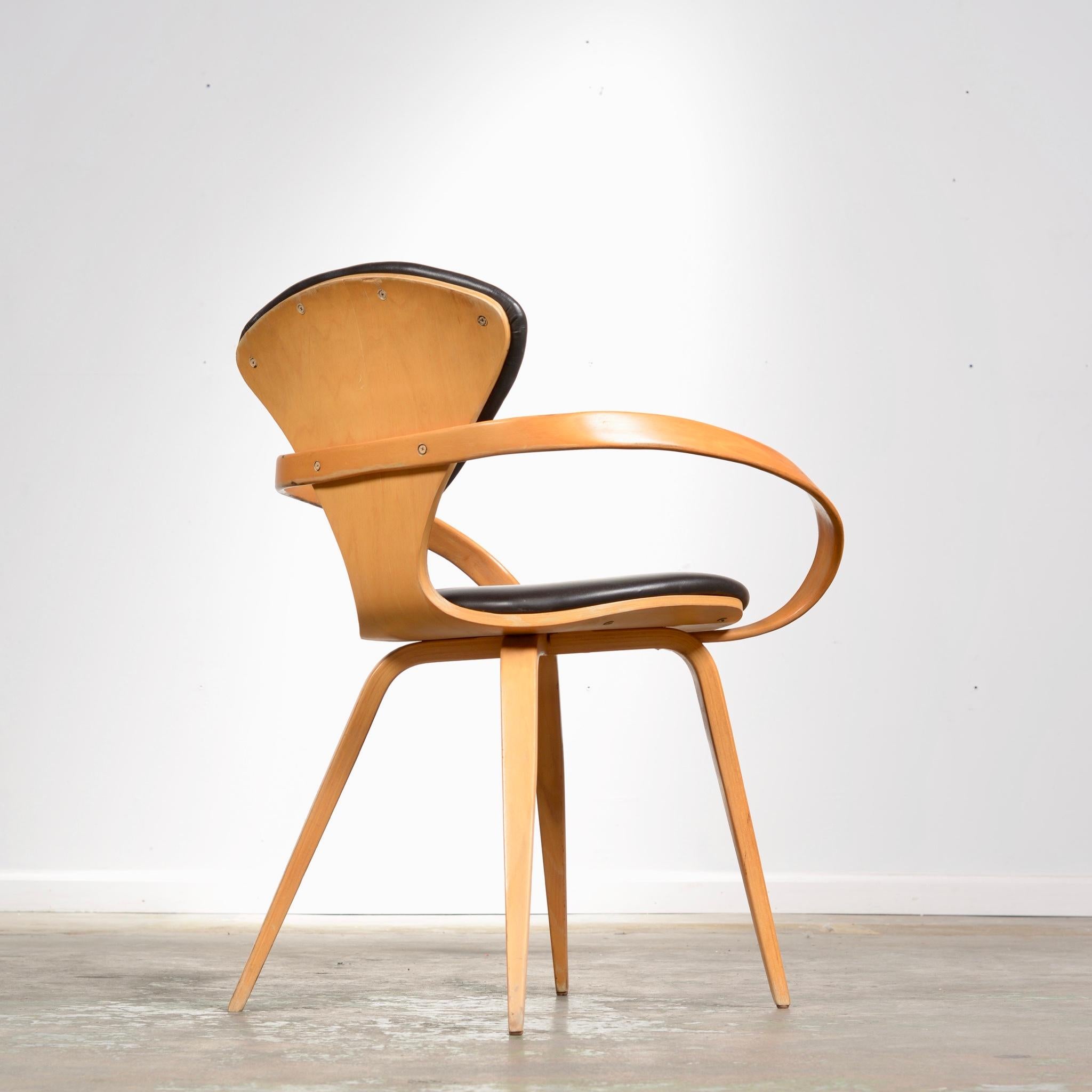 Set of 4 Norman Cherner Pretzel Dining Chairs at 1stDibs | norman ...