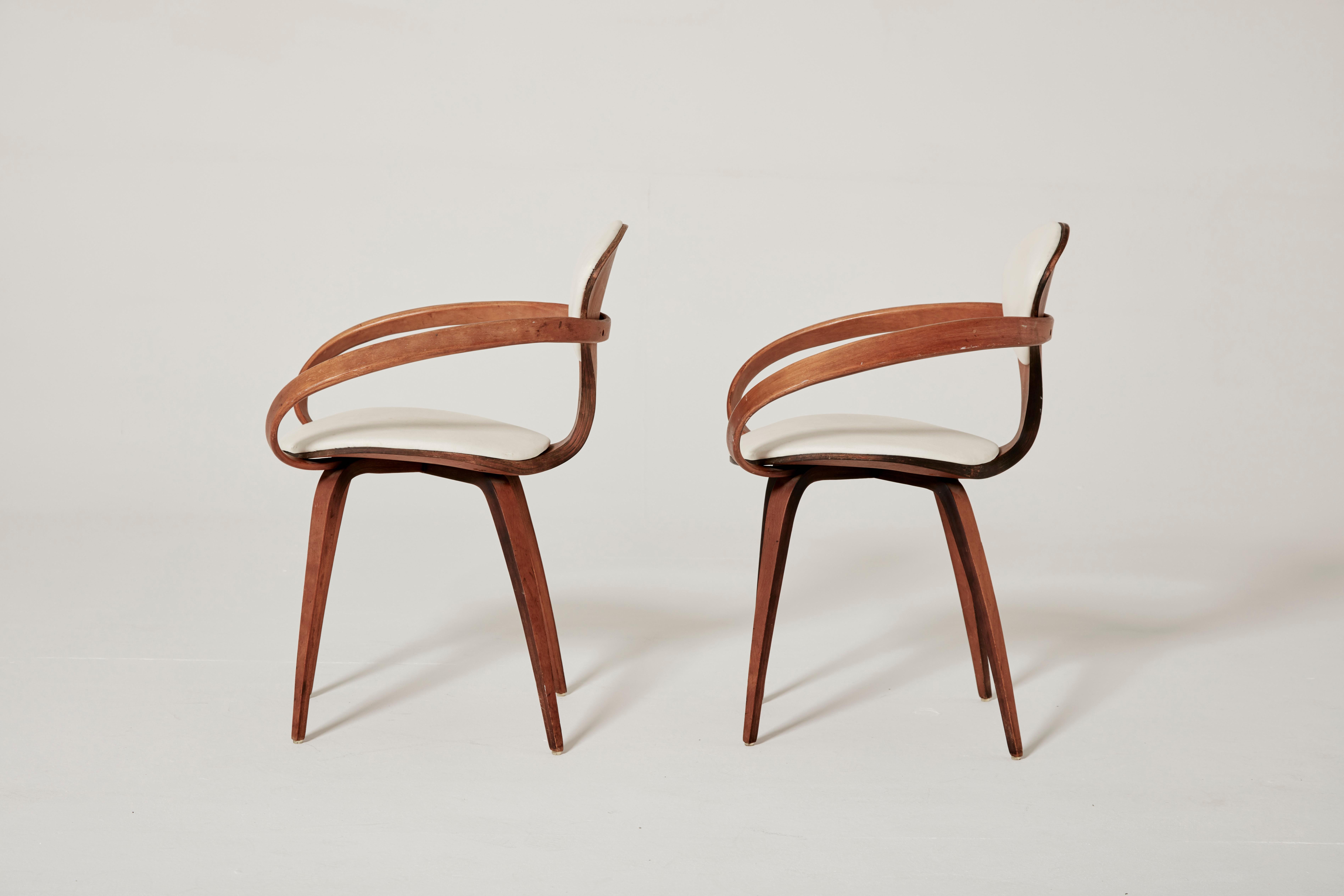 Norman Cherner Pretzel Dining Chairs, Made by Plycraft, USA, 1960s 8