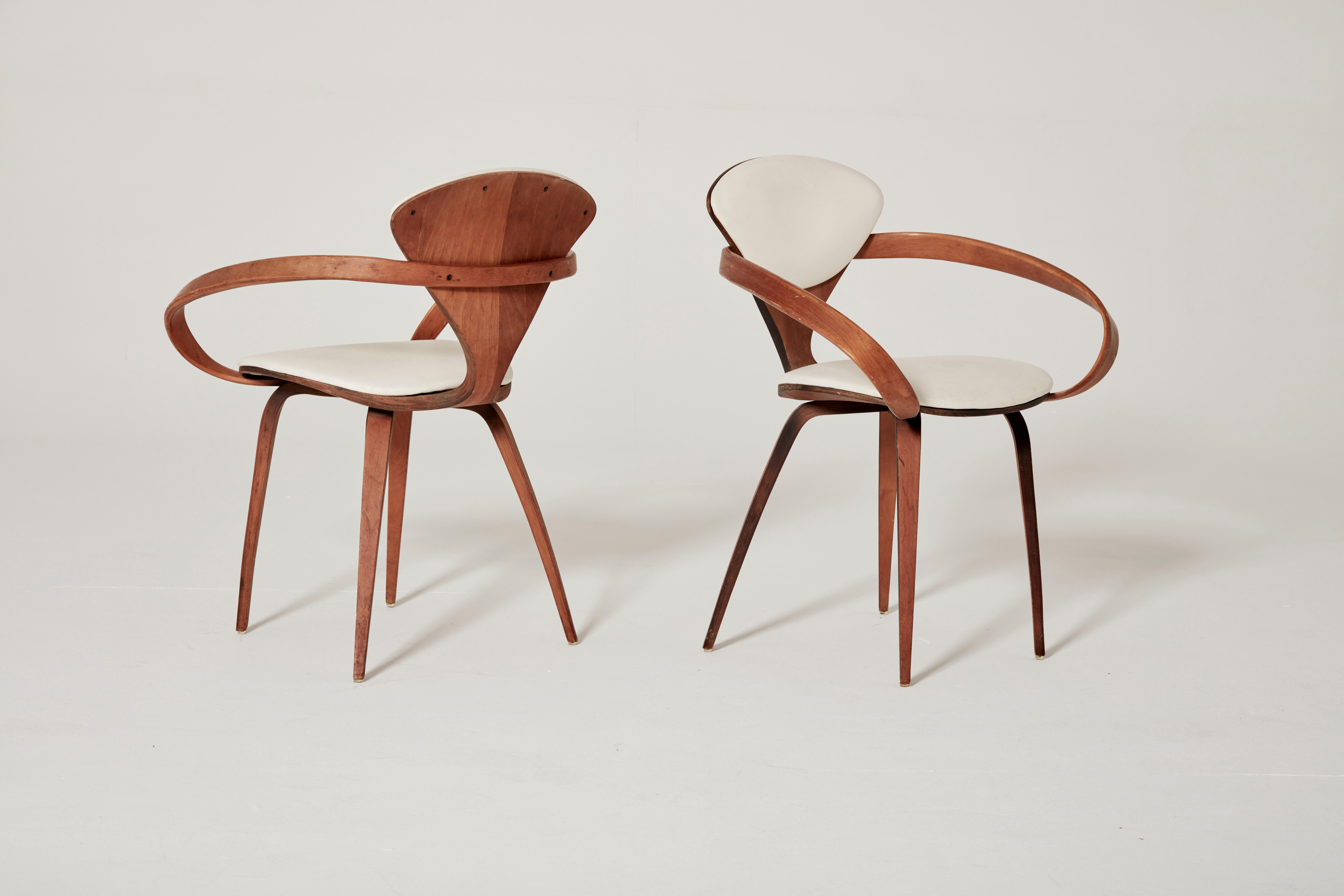 Norman Cherner Pretzel Dining Chairs, Made by Plycraft, USA, 1960s 9