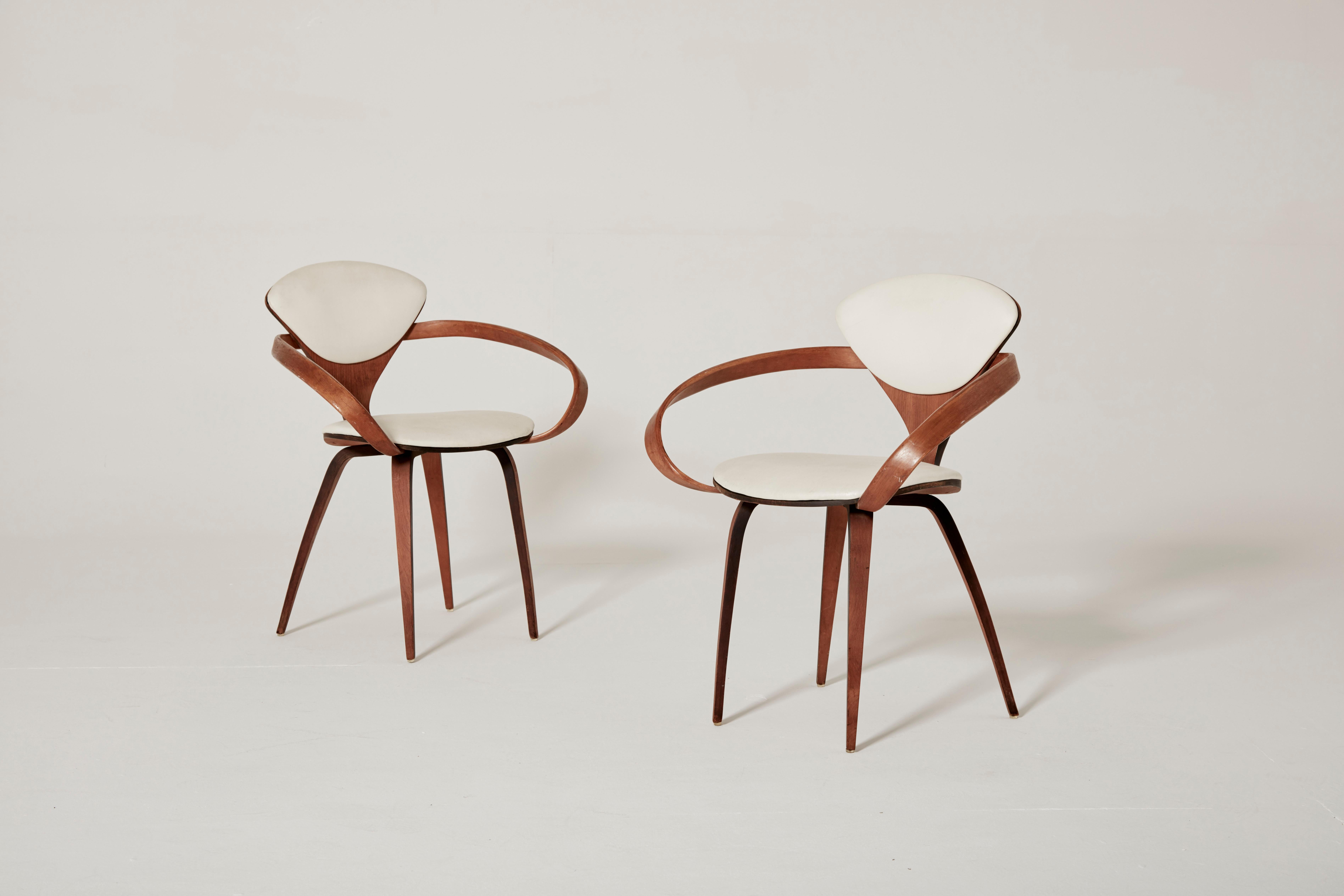 Norman Cherner Pretzel Dining Chairs, Made by Plycraft, USA, 1960s 11