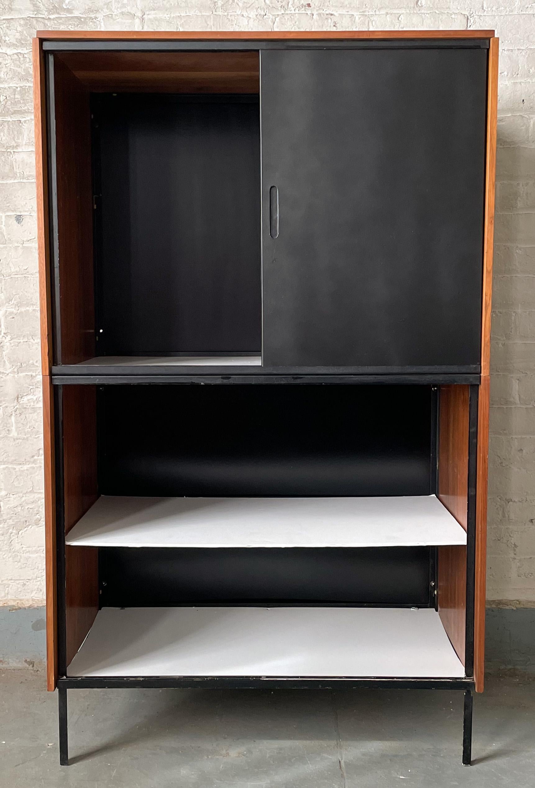 American Norman Cherner Double High Cabinet for Multiflex Corp. For Sale