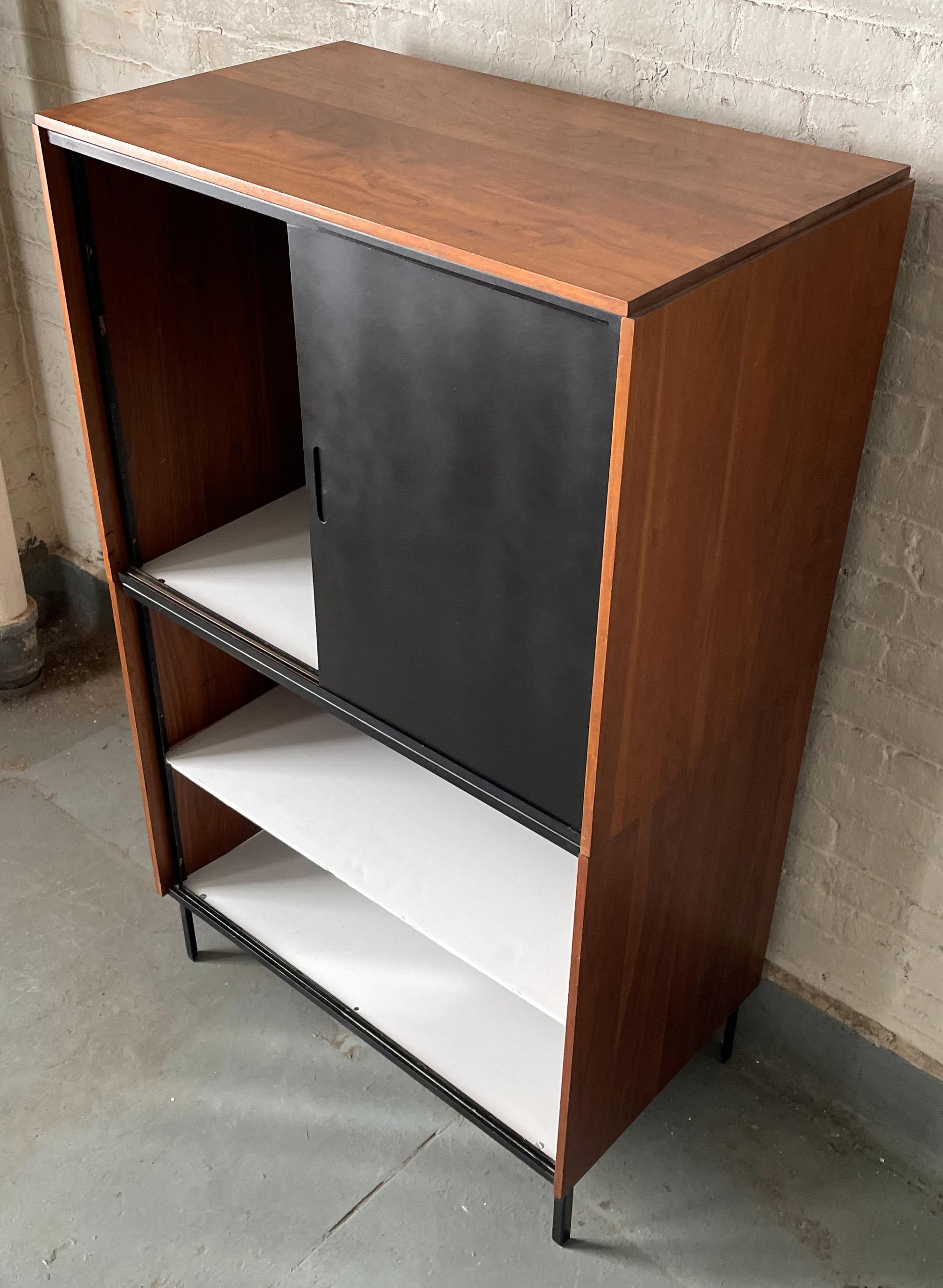 Norman Cherner Double High Cabinet for Multiflex Corp. In Good Condition For Sale In New York, NY