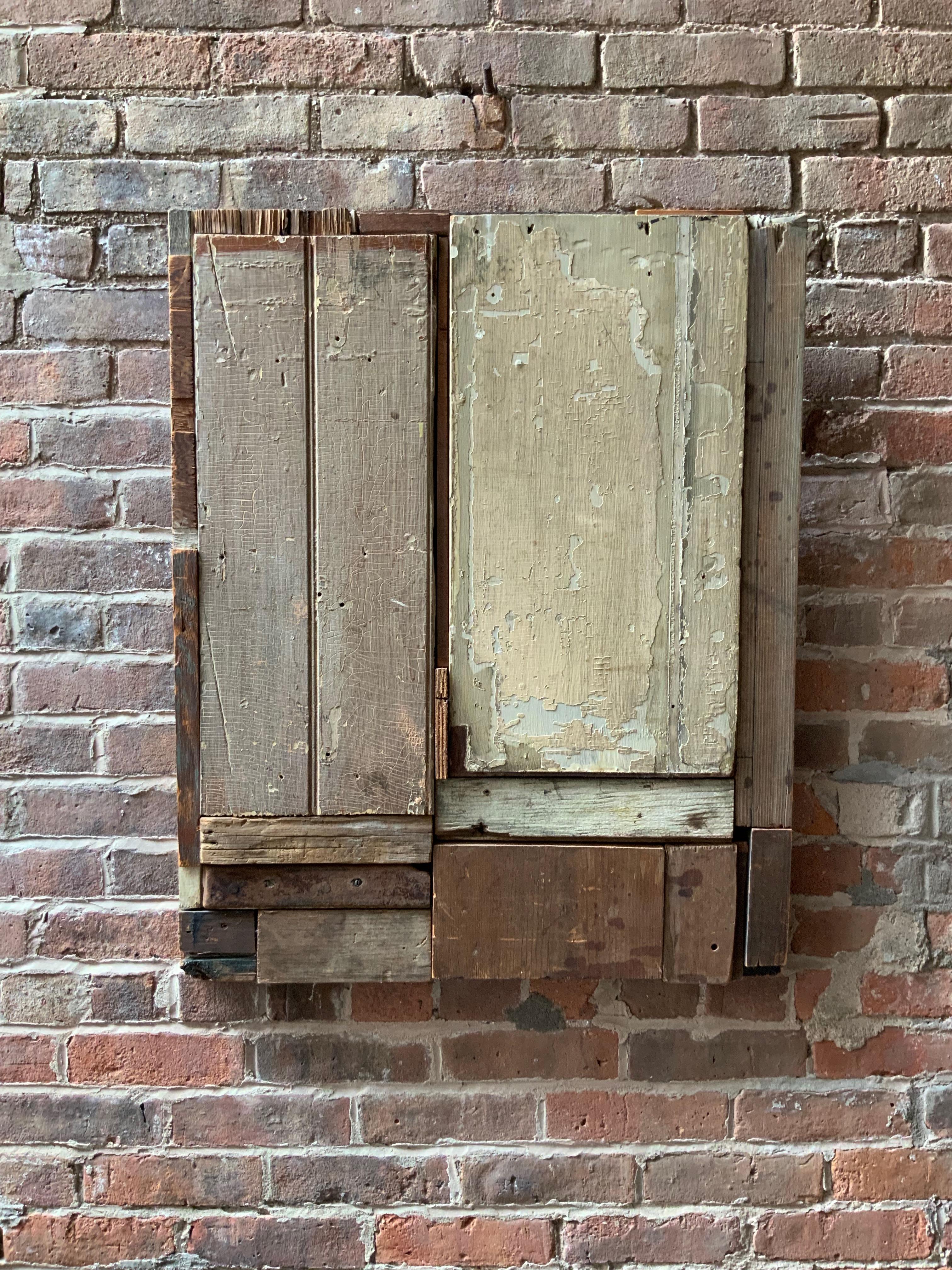 Wonderful mixed-media by Norman Conn (1932-2003), circa 1961. Signed verso and bearing a D'Arcy Gallery, NYC label. Very good condition. Perfectly weathered and masterfully assembled. One of three offered on 1stdibs.

Measures: 1.75