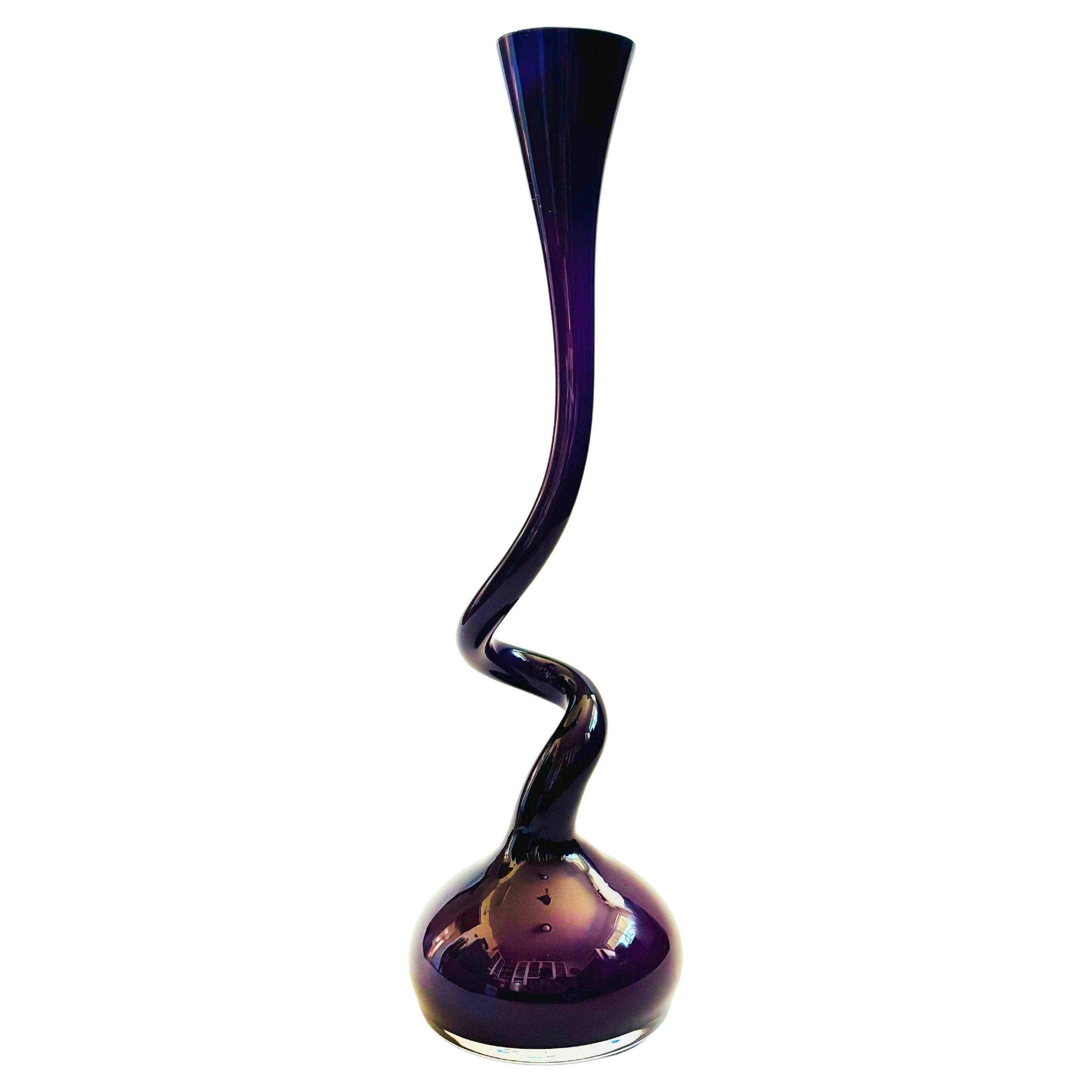 Norman Copenhagen Lila Glas Swing Vase