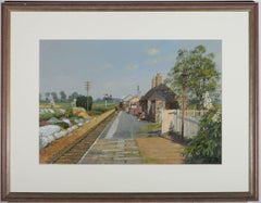 Norman Elford (1931-2007) - Framed 20th Century Acrylic, On The Platform