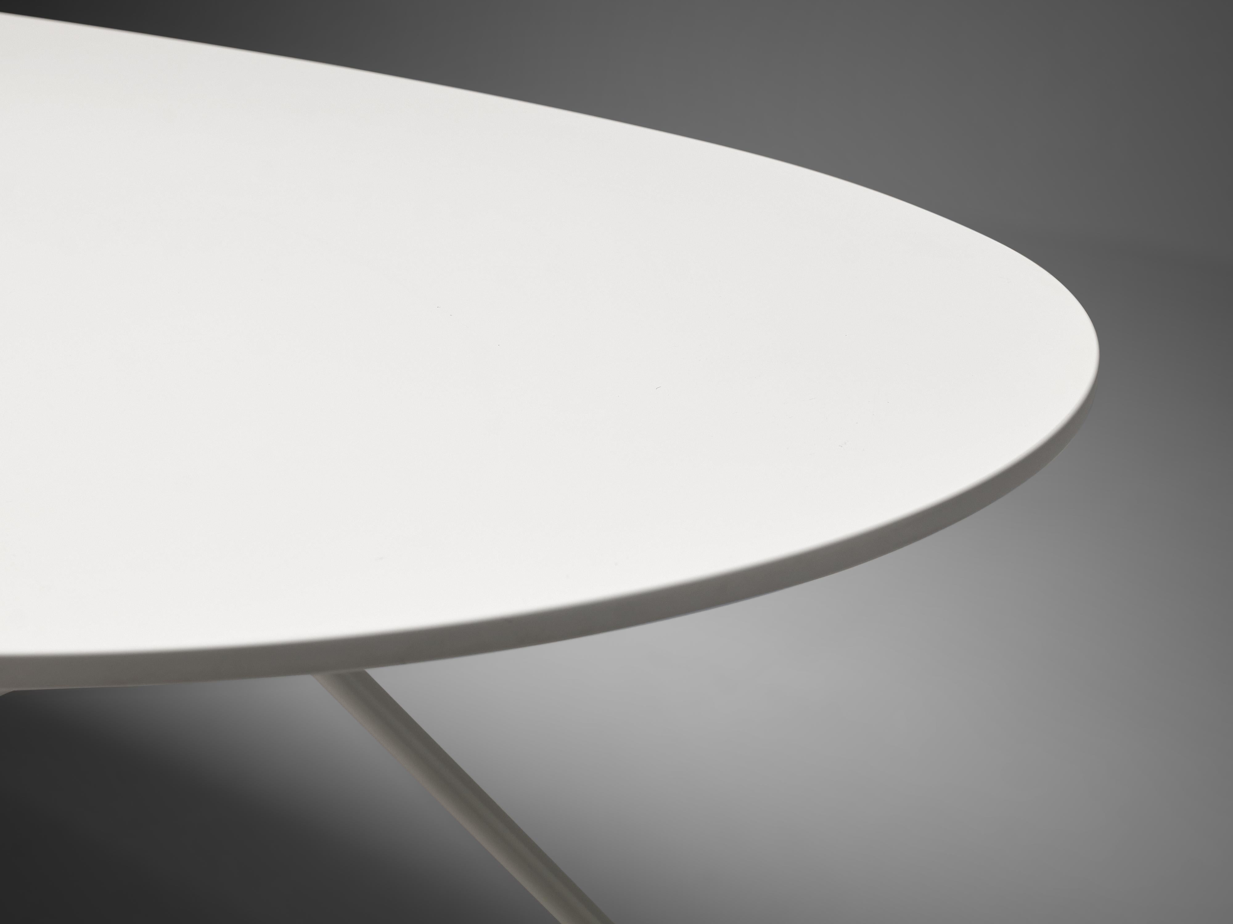 Mid-Century Modern Norman Foster for Tecno ‘Nomos’ Dining or Conference Table in White