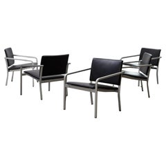 Norman Foster - Sedie da salotto in pelle di Thonet, A 903PF, 1999