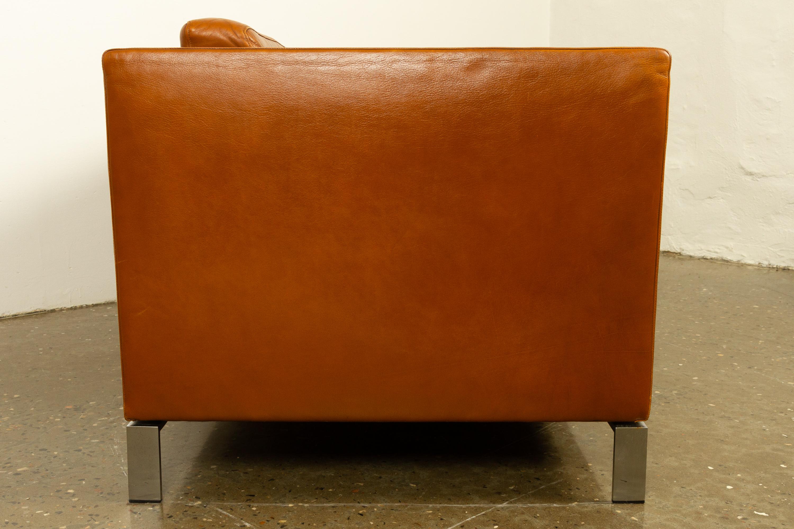 Norman Foster Living Room Set in Tan Leather for Walter Knoll, 2000s 2