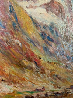 Jossing Fjord" par Norman Harper, huile sur toile