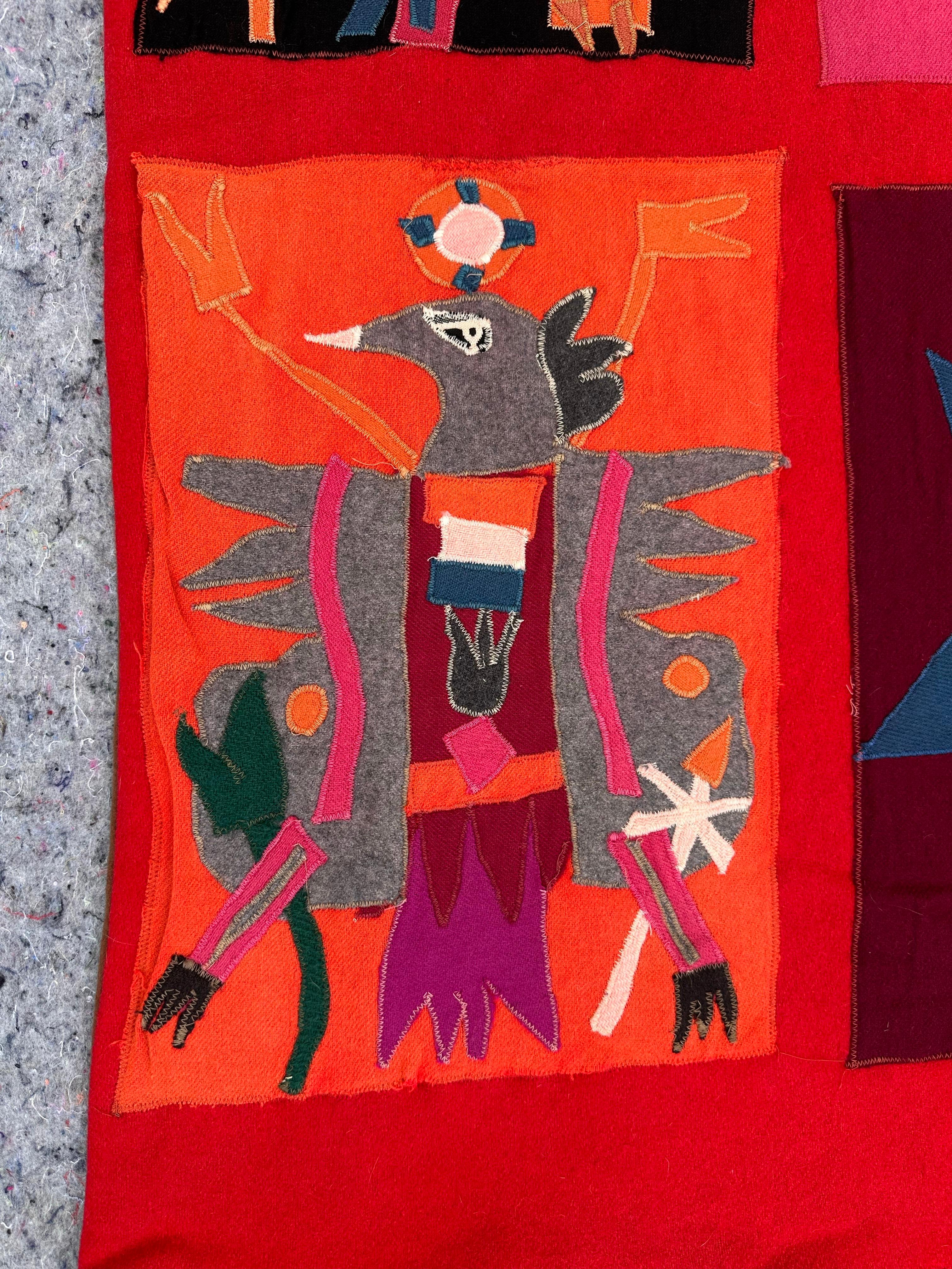 Norman Laliberte 1776 Tapestry 1925-2021 Hand Signed For Sale 2