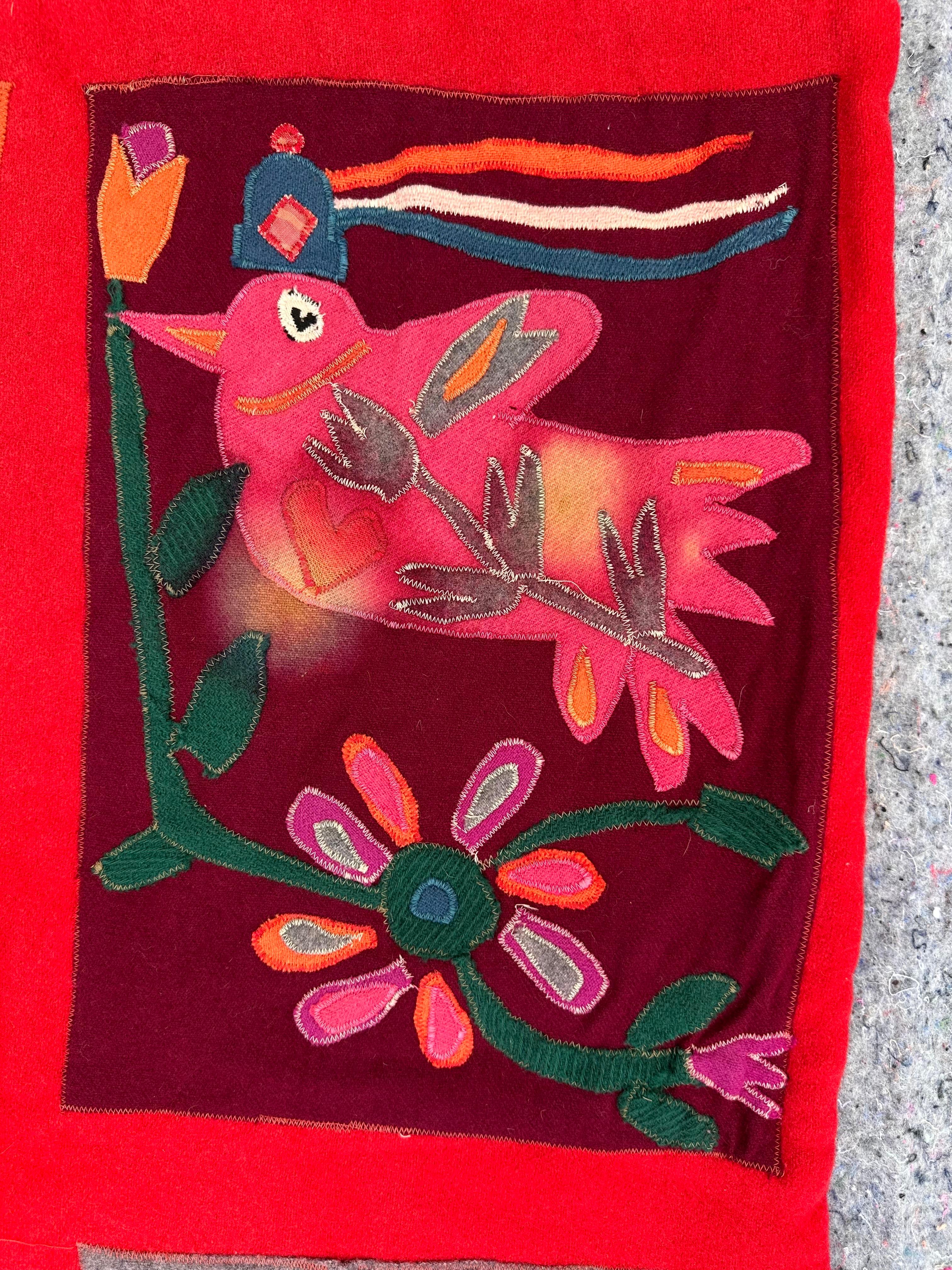 Norman Laliberte 1776 Tapestry 1925-2021 Hand Signed In Good Condition For Sale In Lake Worth, FL
