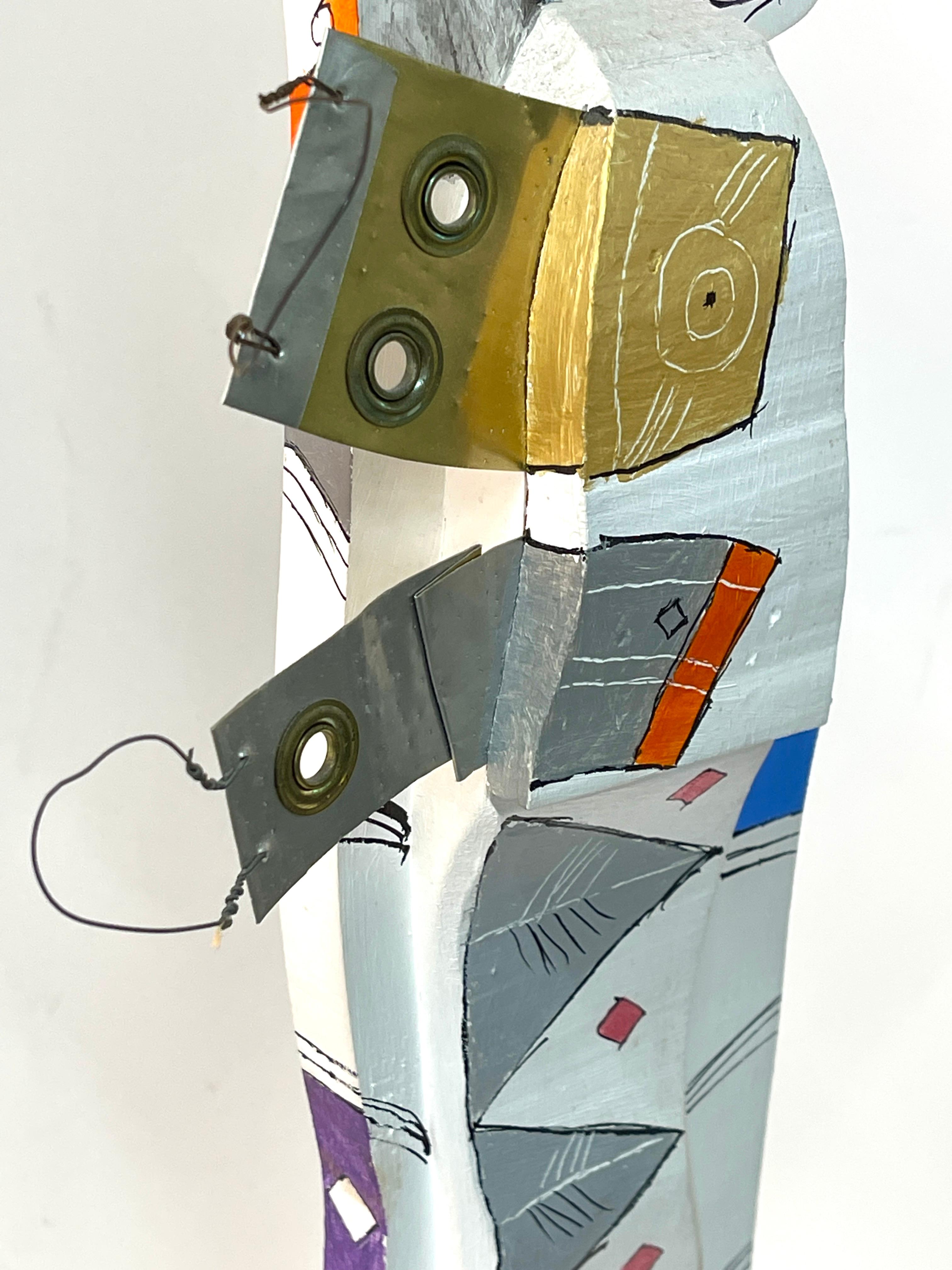 Late 20th Century Norman Laliberte 1988 Sculpture For Sale