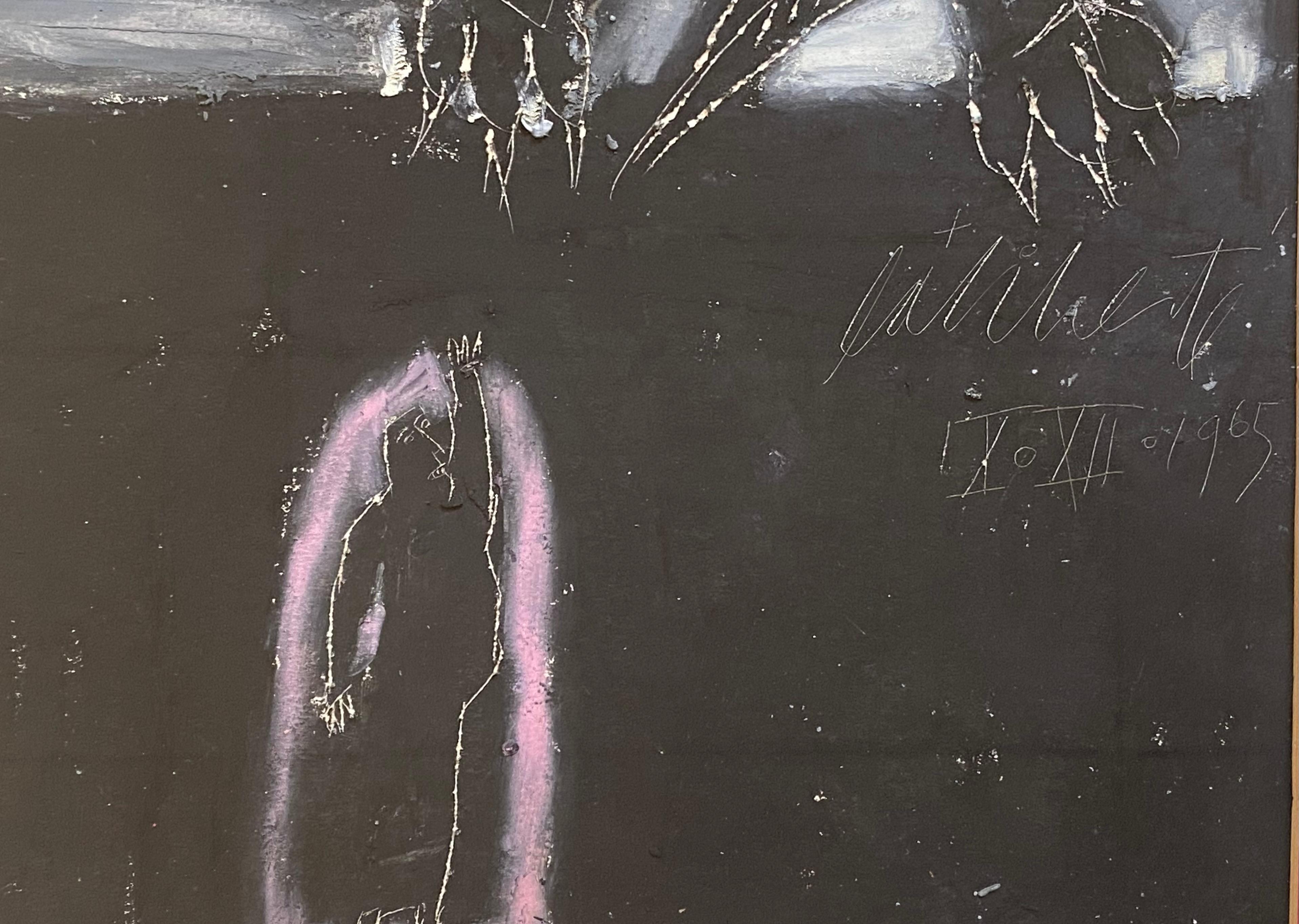 Les Justes - Modern Mixed Media Art by Norman Laliberté
