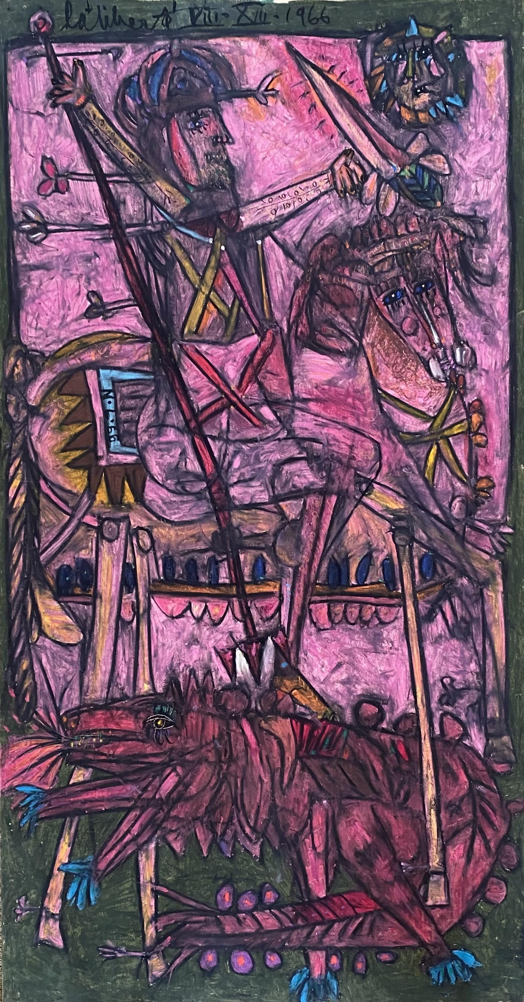 St. George and the Dragon - Mixed Media Art by Norman Laliberté