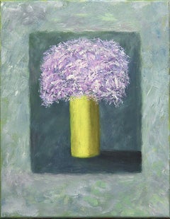 Yellow Vase 2, Painting, Oil on Canvas