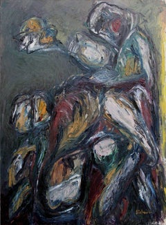 Abstract Expressionist -- Figure in Motion by Norman Lieberman