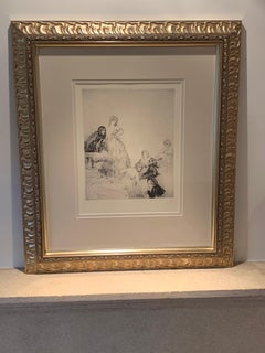 Norman Lindsay, Light Lyrics, Aguafuerte sobre papel enmarcado