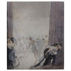 Antique Norman Lindsay Watercolor