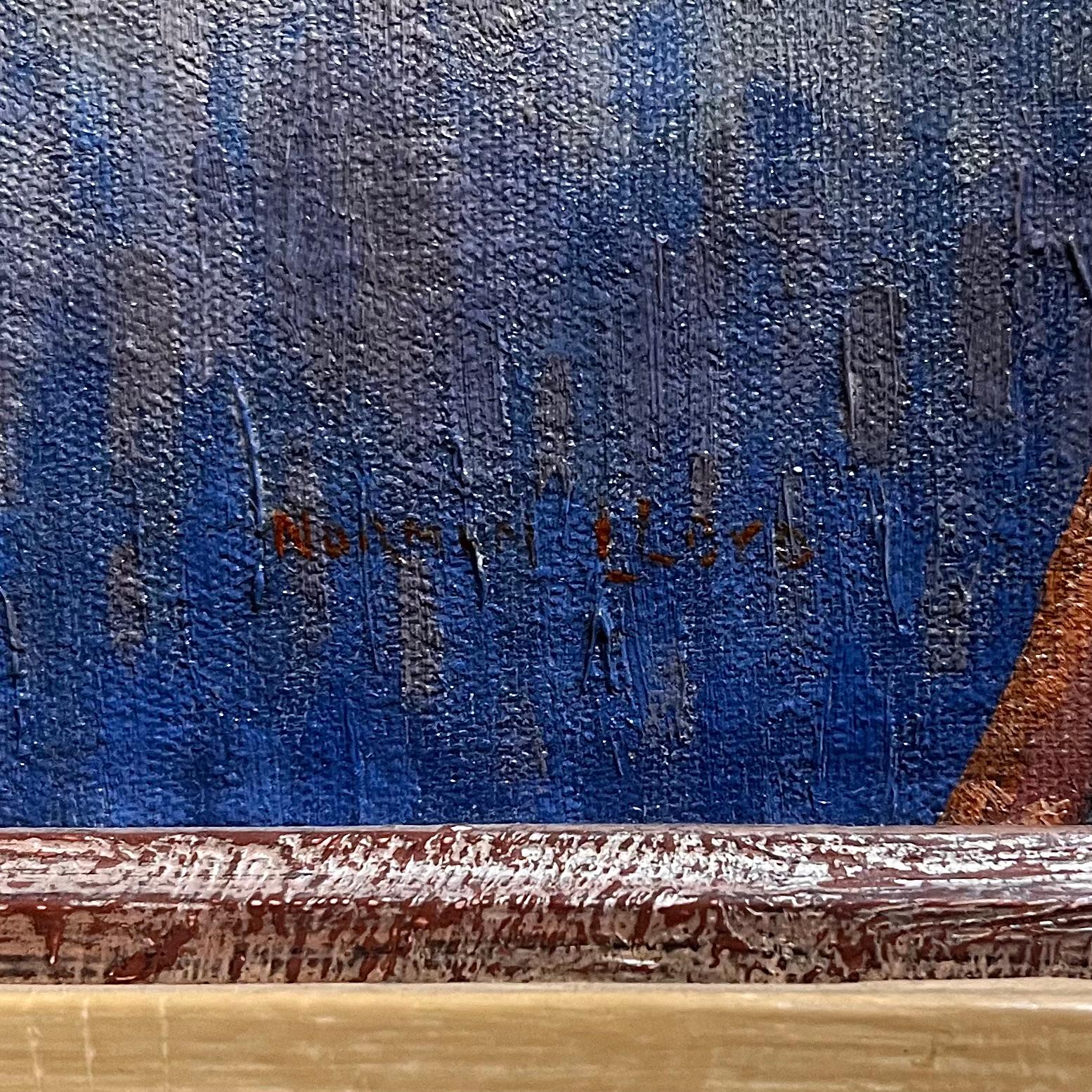 Norman Lloyd
Australisch  1897 - 1985
Sommer an der Seine
Öl auf Leinwand, rechts unten signiert
Bildgröße: 30 x 38 Zoll
Handgefertigter Rahmen

Norman Lloyd wurde 1895 in der Nähe von Newcastle, New South Wales, geboren, wo er die Schule besuchte.