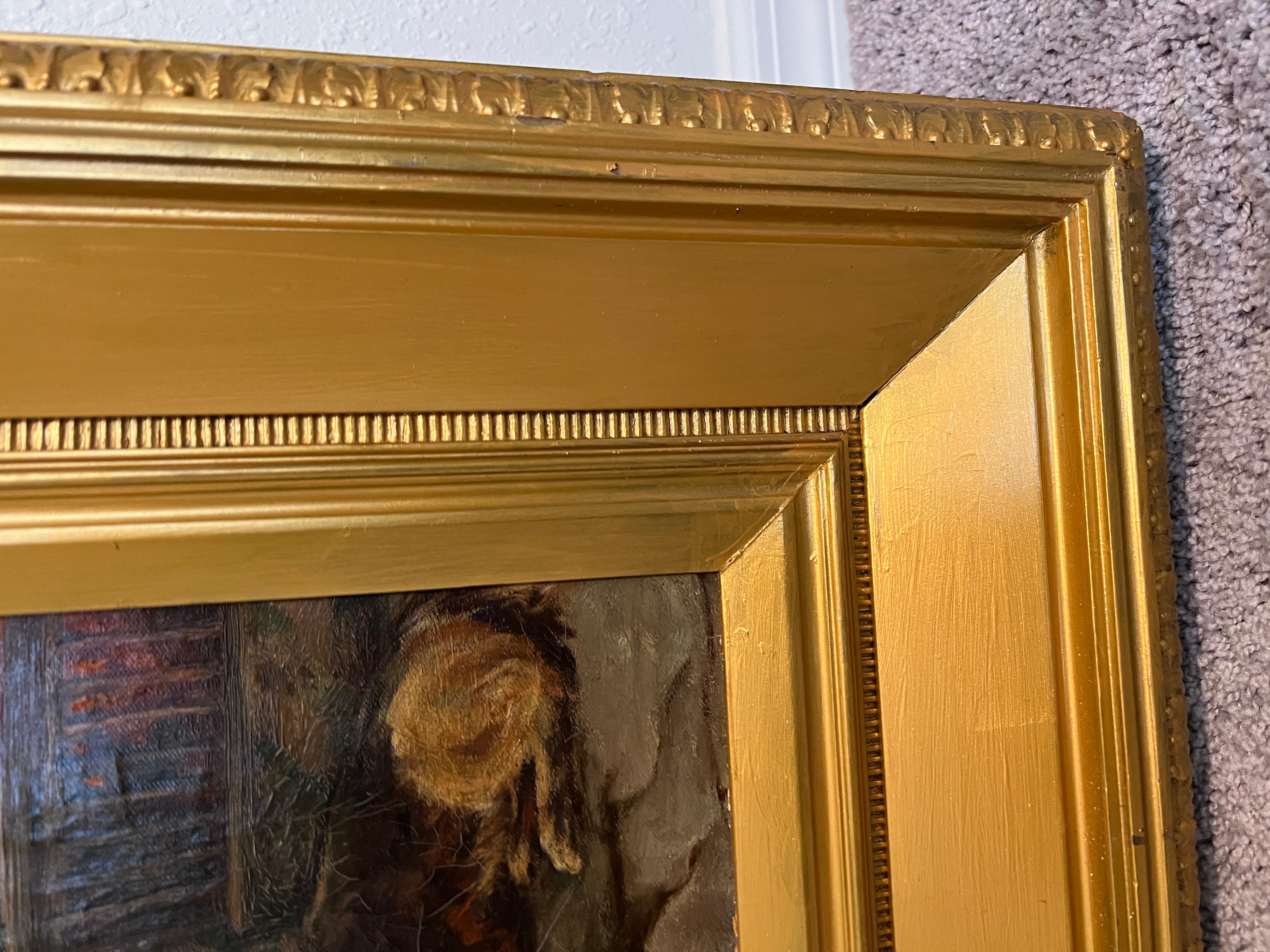 1889 Antikes Genre-O/C-Gemälde des schottischen Künstlers Norman M. Macdougall (1852-1939) im Angebot 9