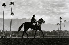 Vintage Norman Mauskopf, Santa Anita, Arcadia, California 1986, (horses in countryside)