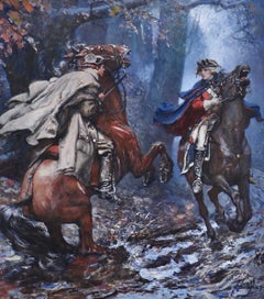 "Love and the Lieutenant" Story Illustration, Woman's Home Companion