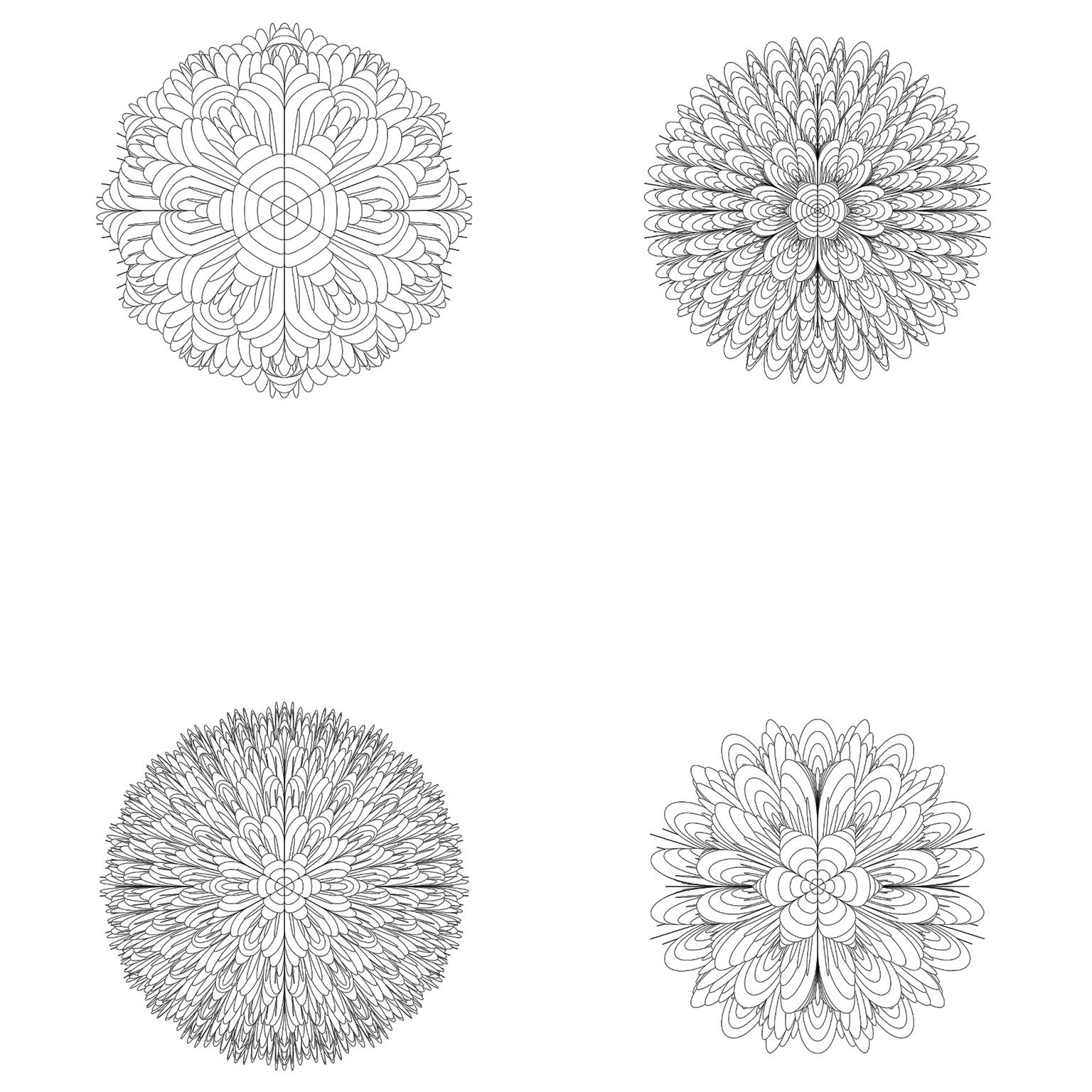 « Bloom Algorithm No. 1 » de la série Bloom, impression numérique, abstrait, organique en vente 1