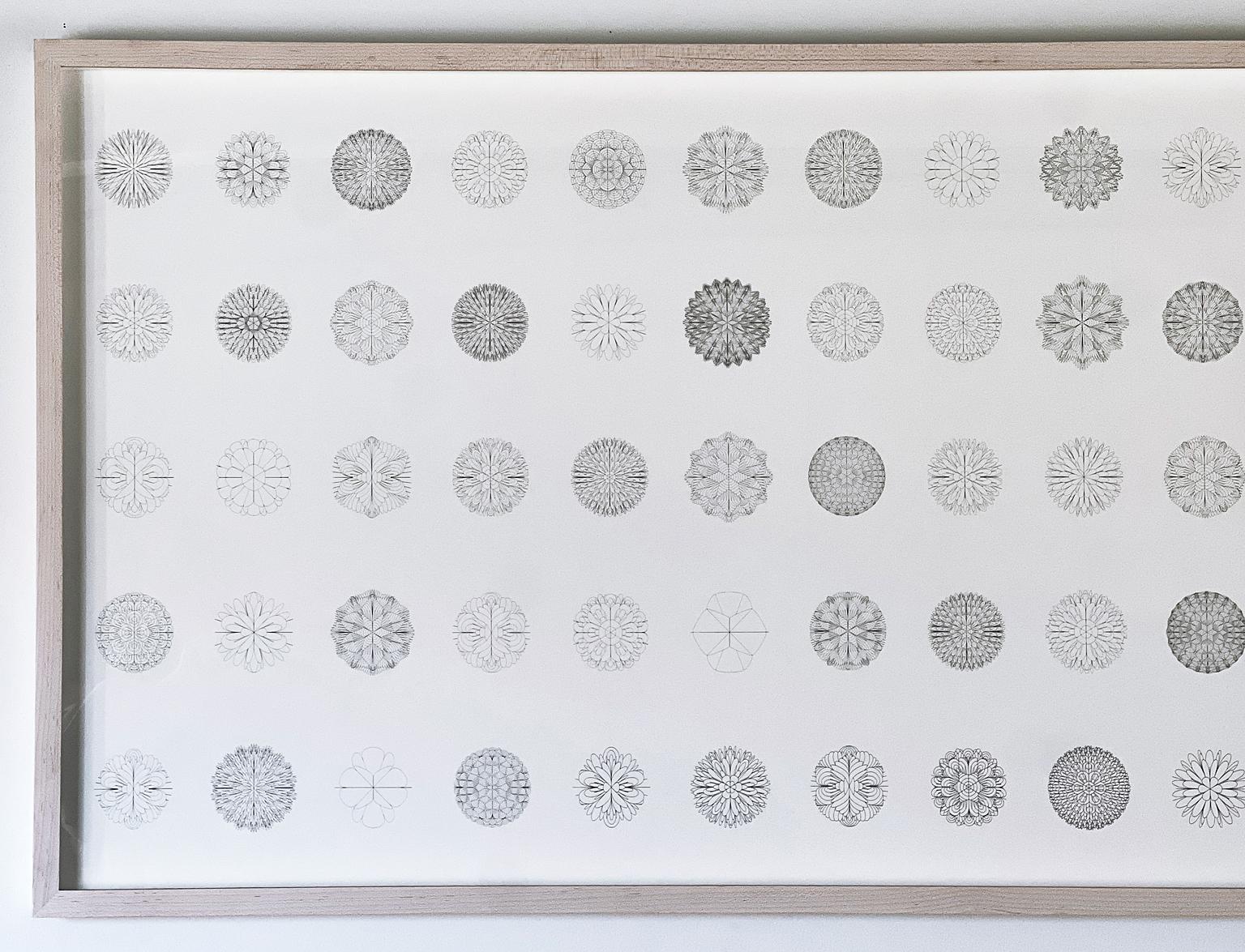« Bloom Algorithm No. 1 » de la série Bloom, impression numérique, abstrait, organique - Print de Norman Mooney
