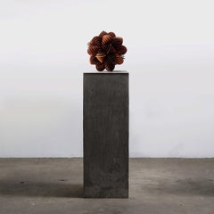 "Bloom No. 3" from the Bloom Series, Abstract, Organic Sculpture in Corten Steel