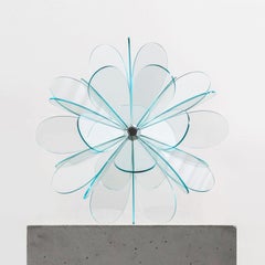 ""Bloom No. 5" aus der Bloom-Serie, abstrakte, organische Skulptur aus Glas